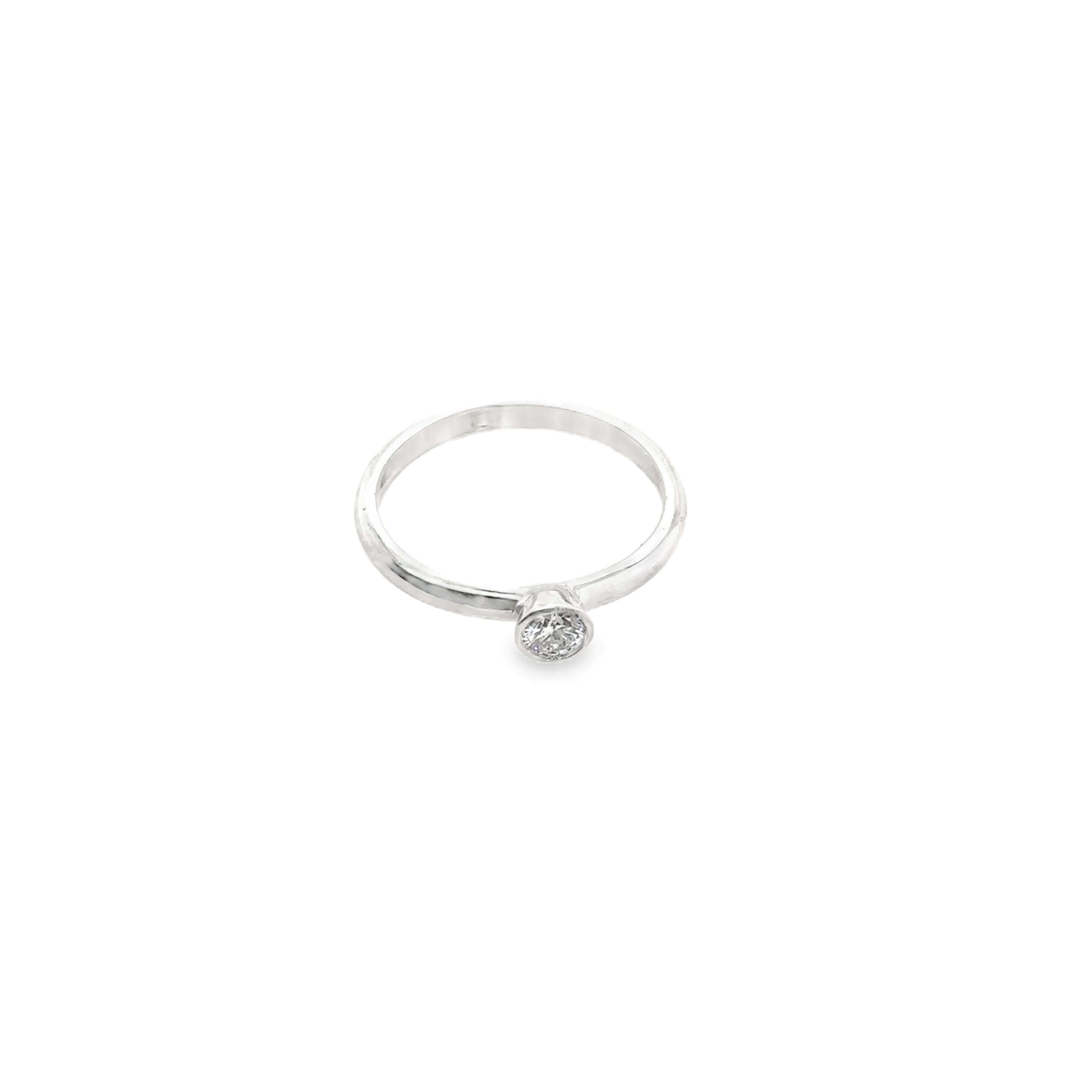 April Diamond Birthstone Ring