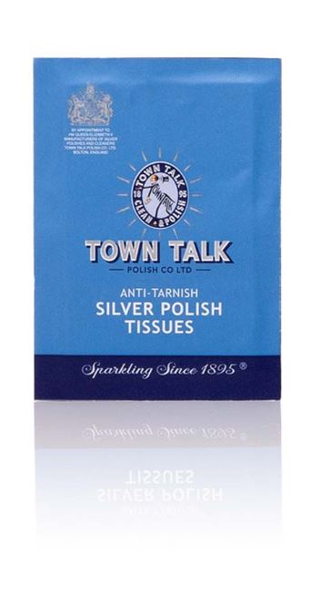Town Talk Anti Tarnish Silver Polish Tissues