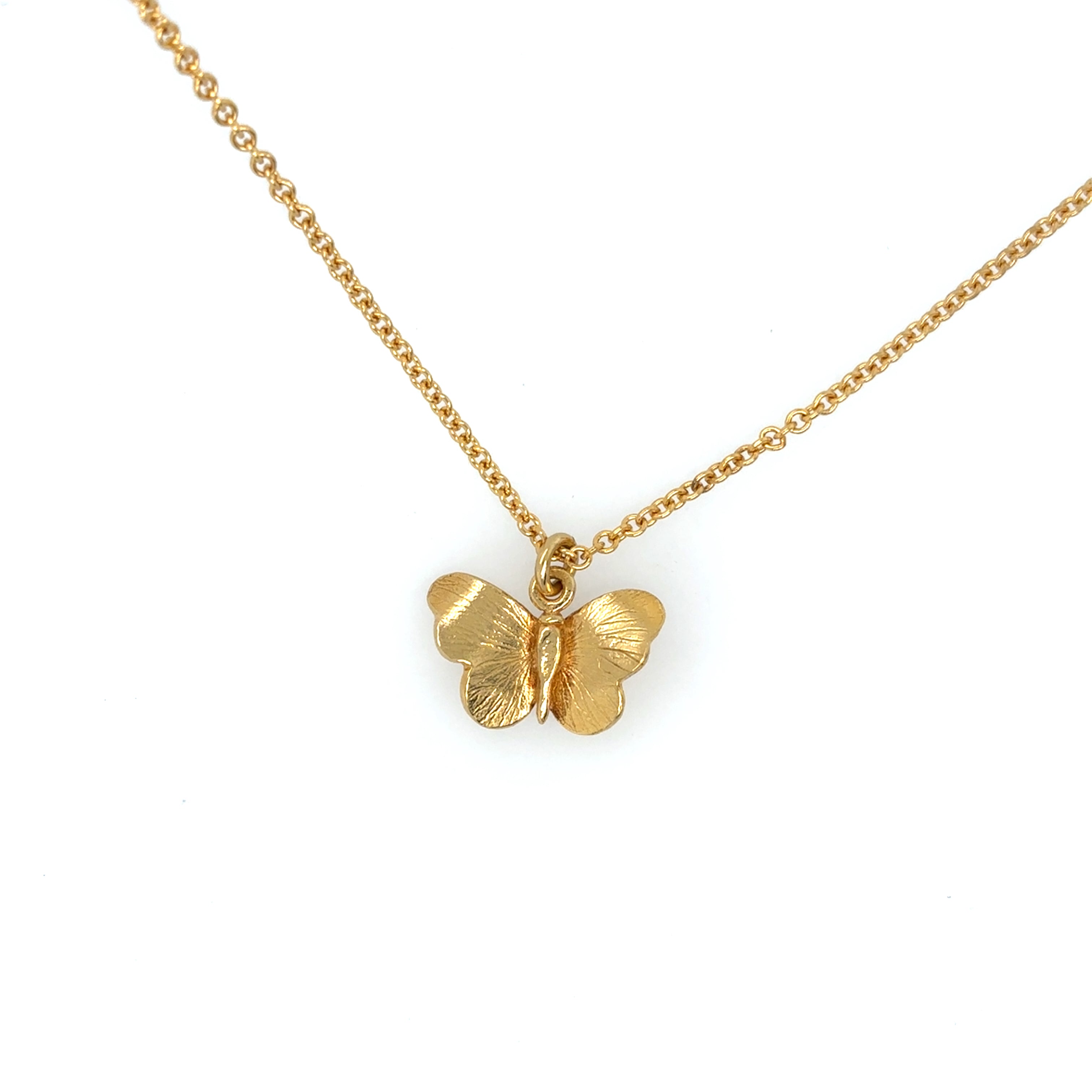 Enchanted butterfly silver Necklace