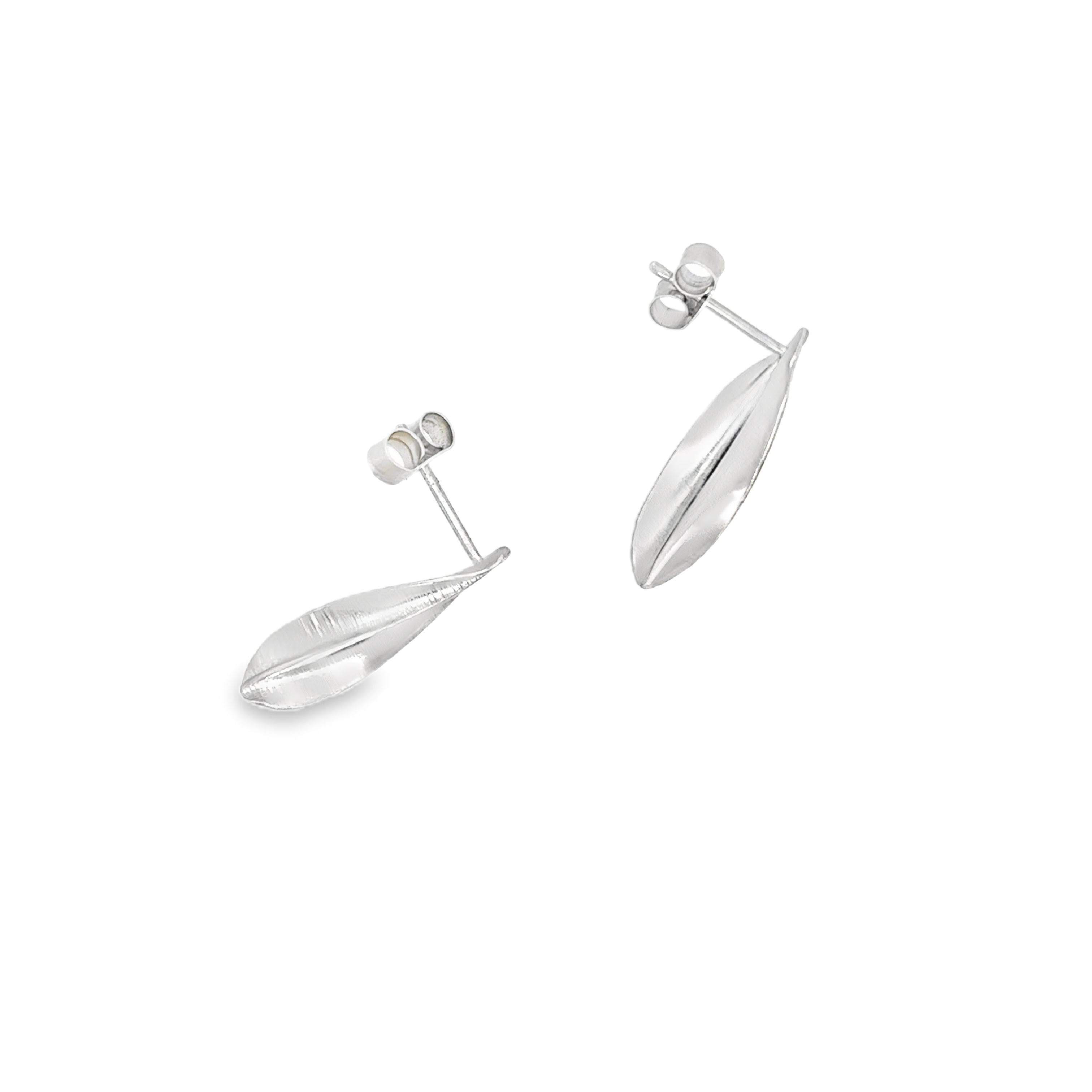 Small Spring Leaf Earrings