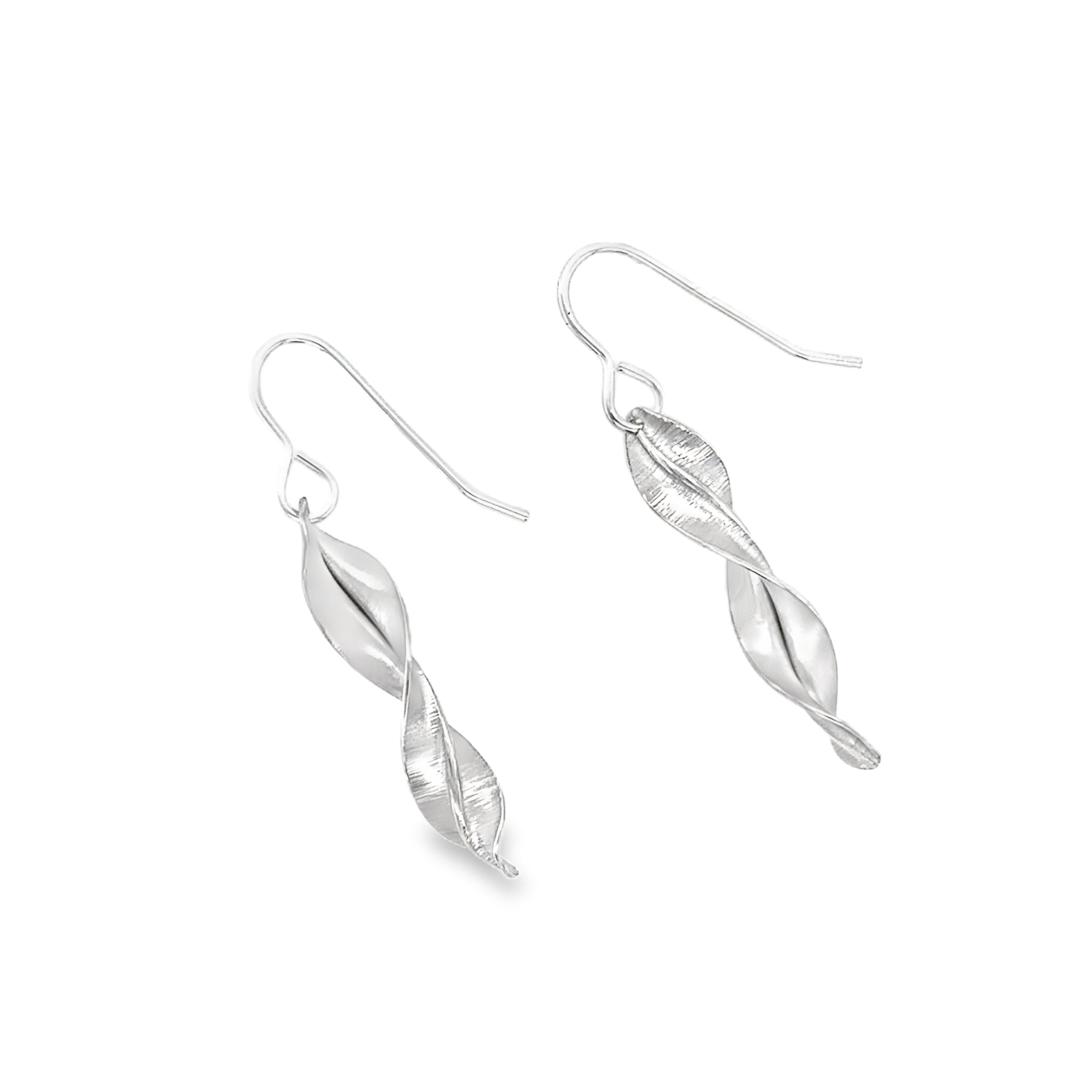 Short Spring Leaf Earrings