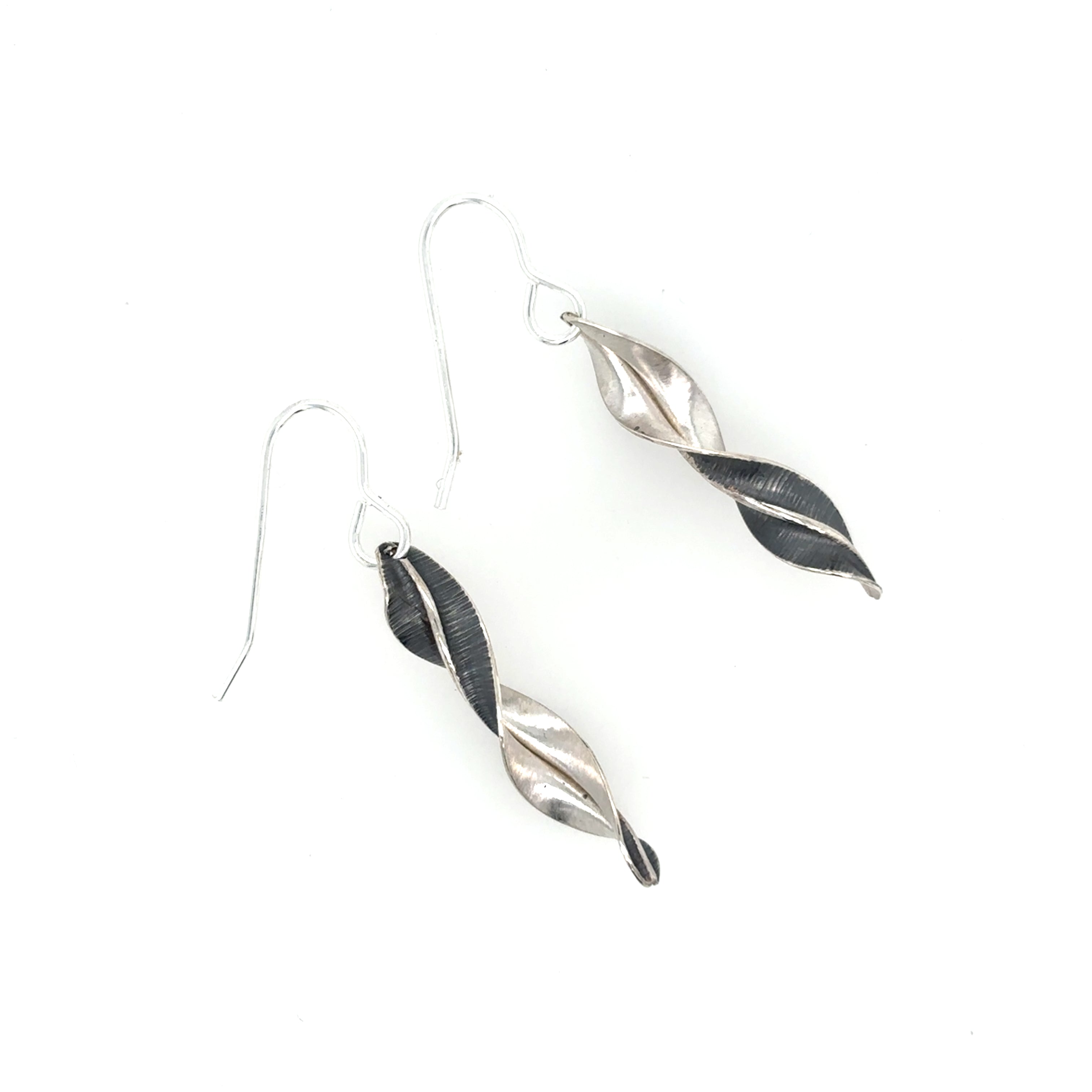 Short Spring Leaf Earrings