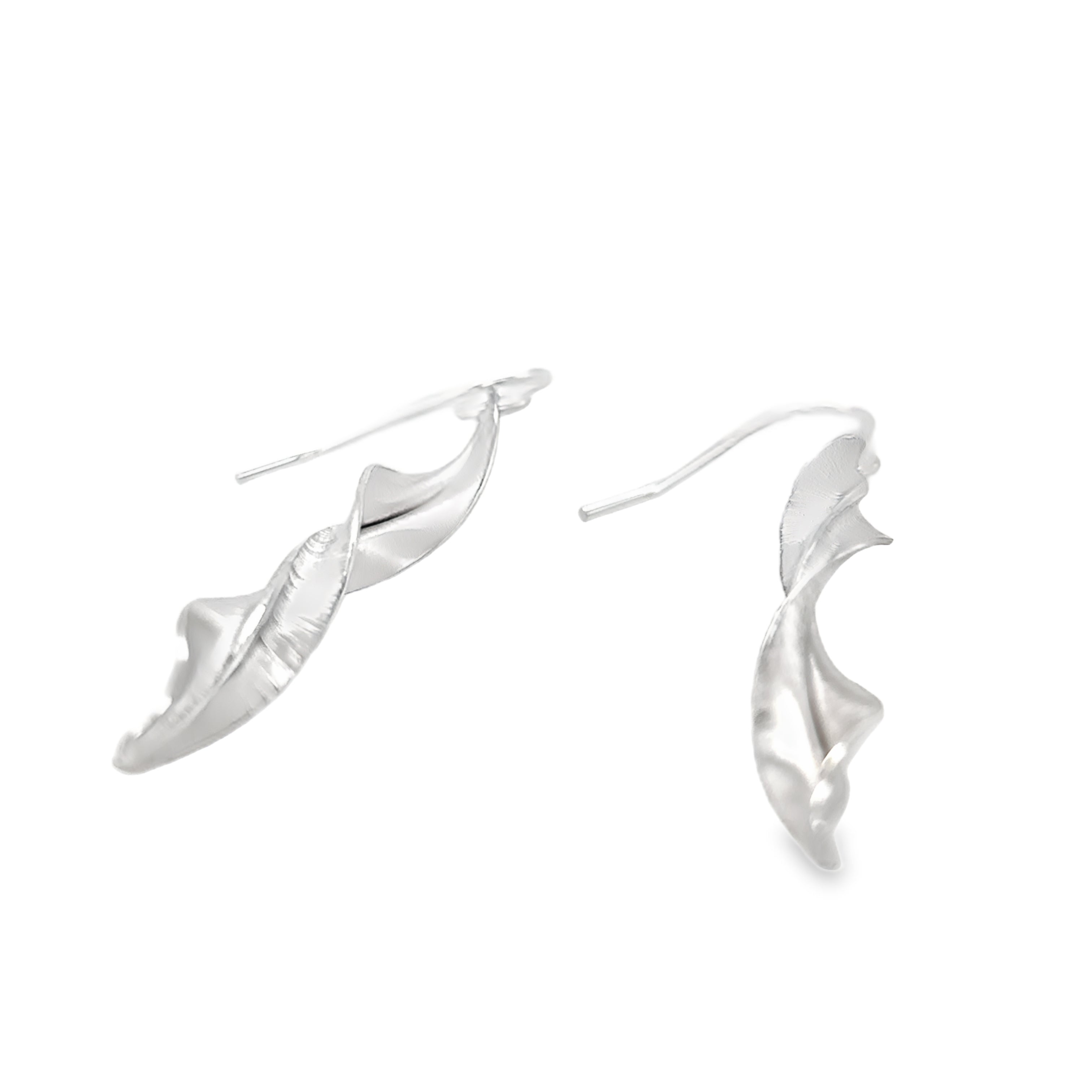 Medium Spring Leaf Earrings