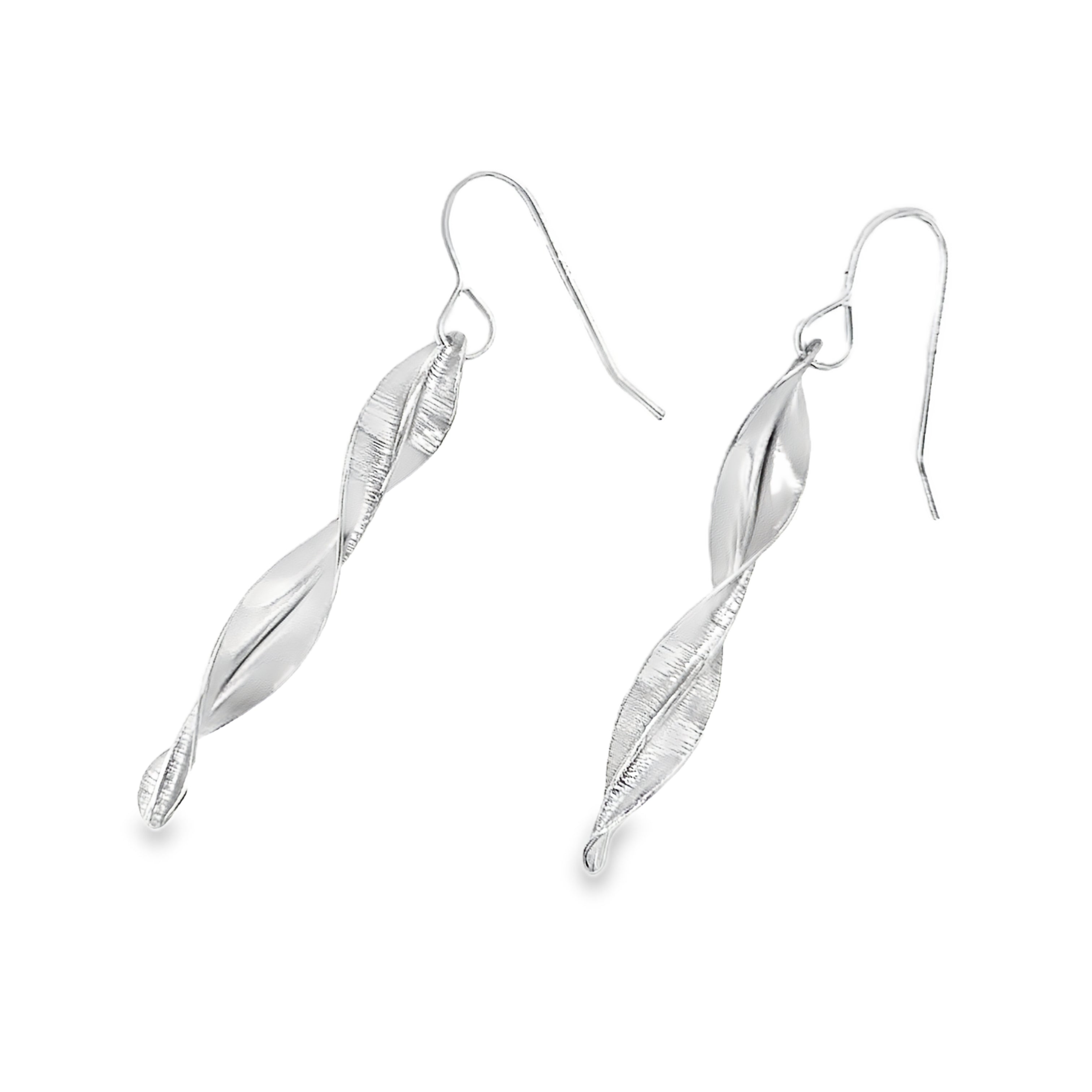 Medium Spring Leaf Earrings
