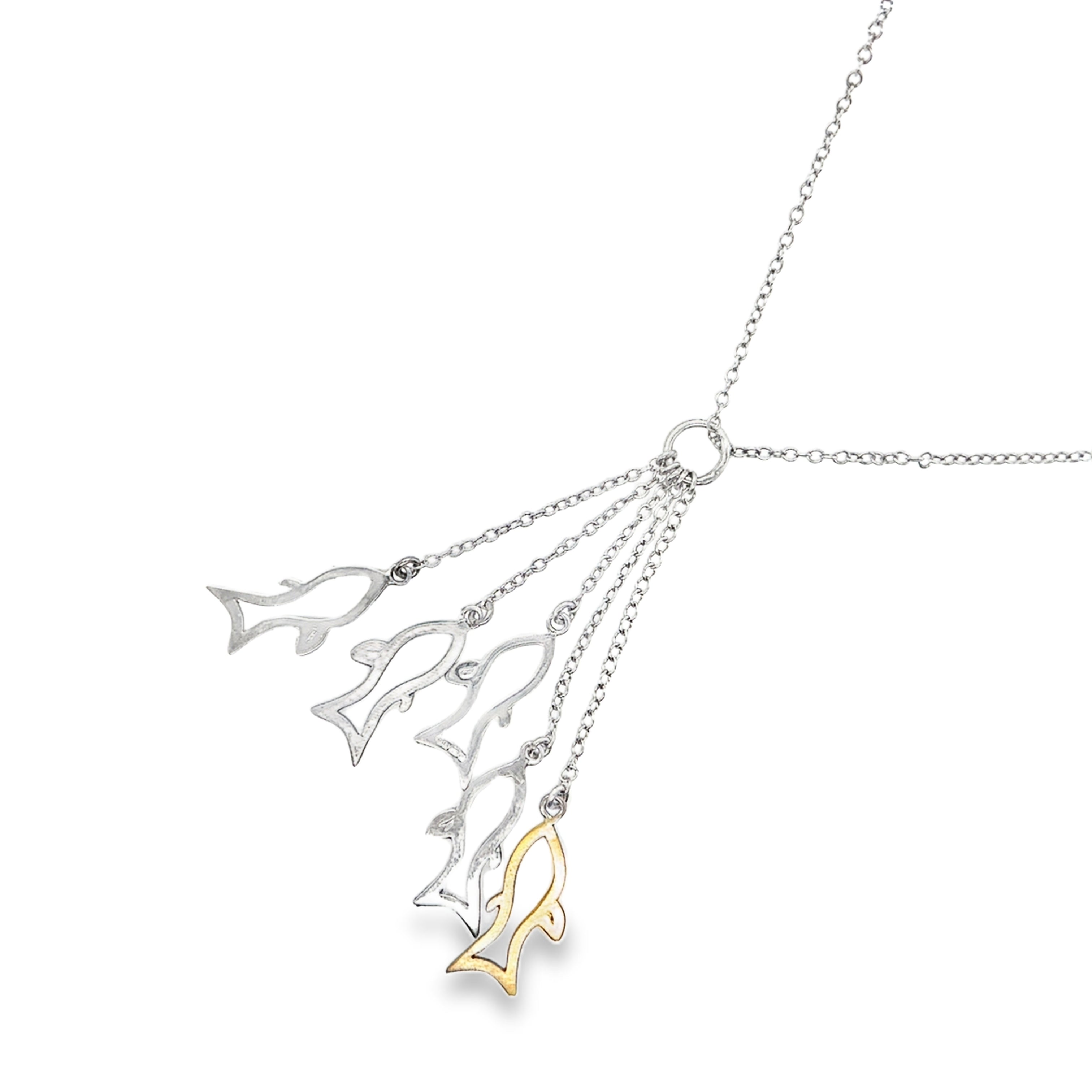 5 Fish Necklace