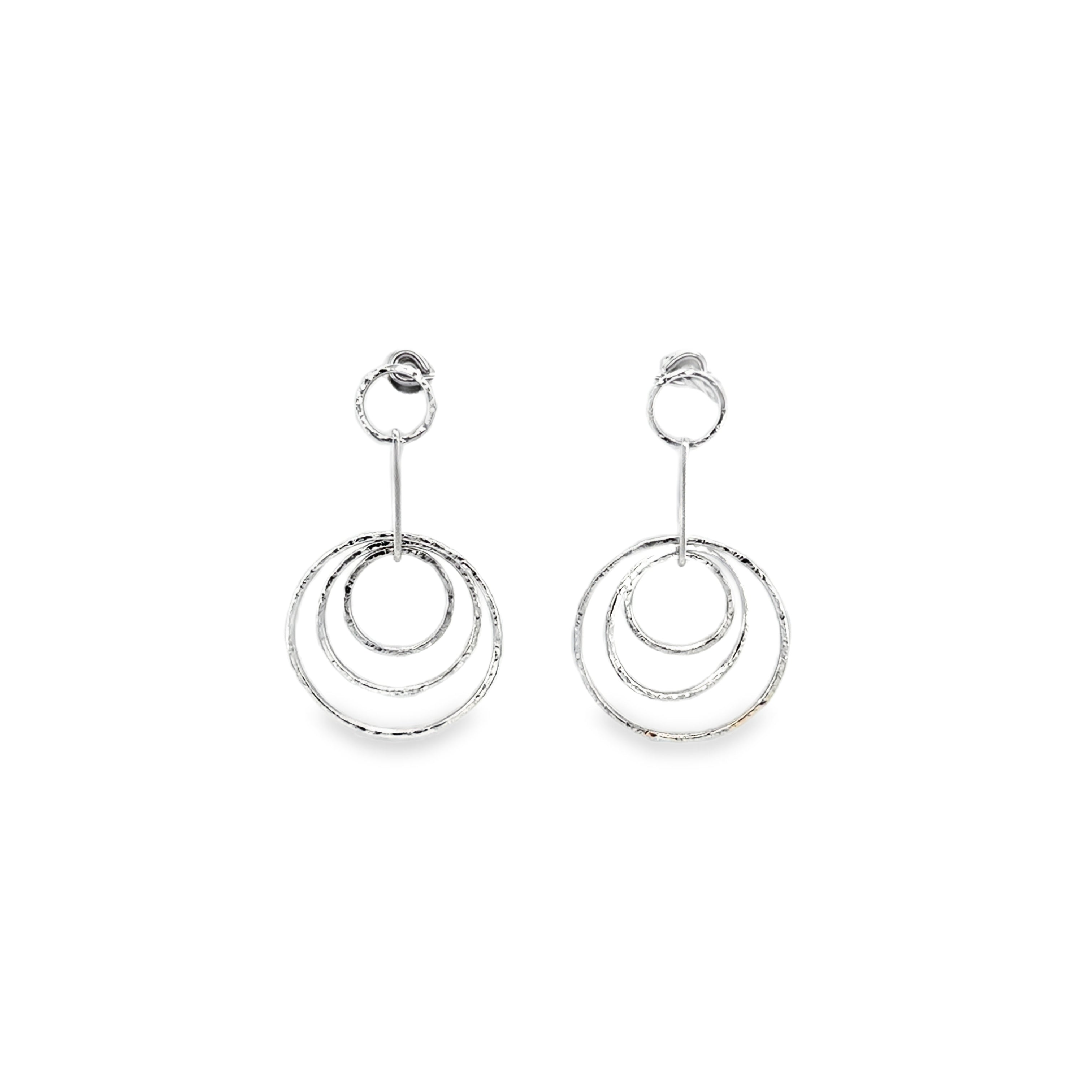Jodi 3 Hoop Studs