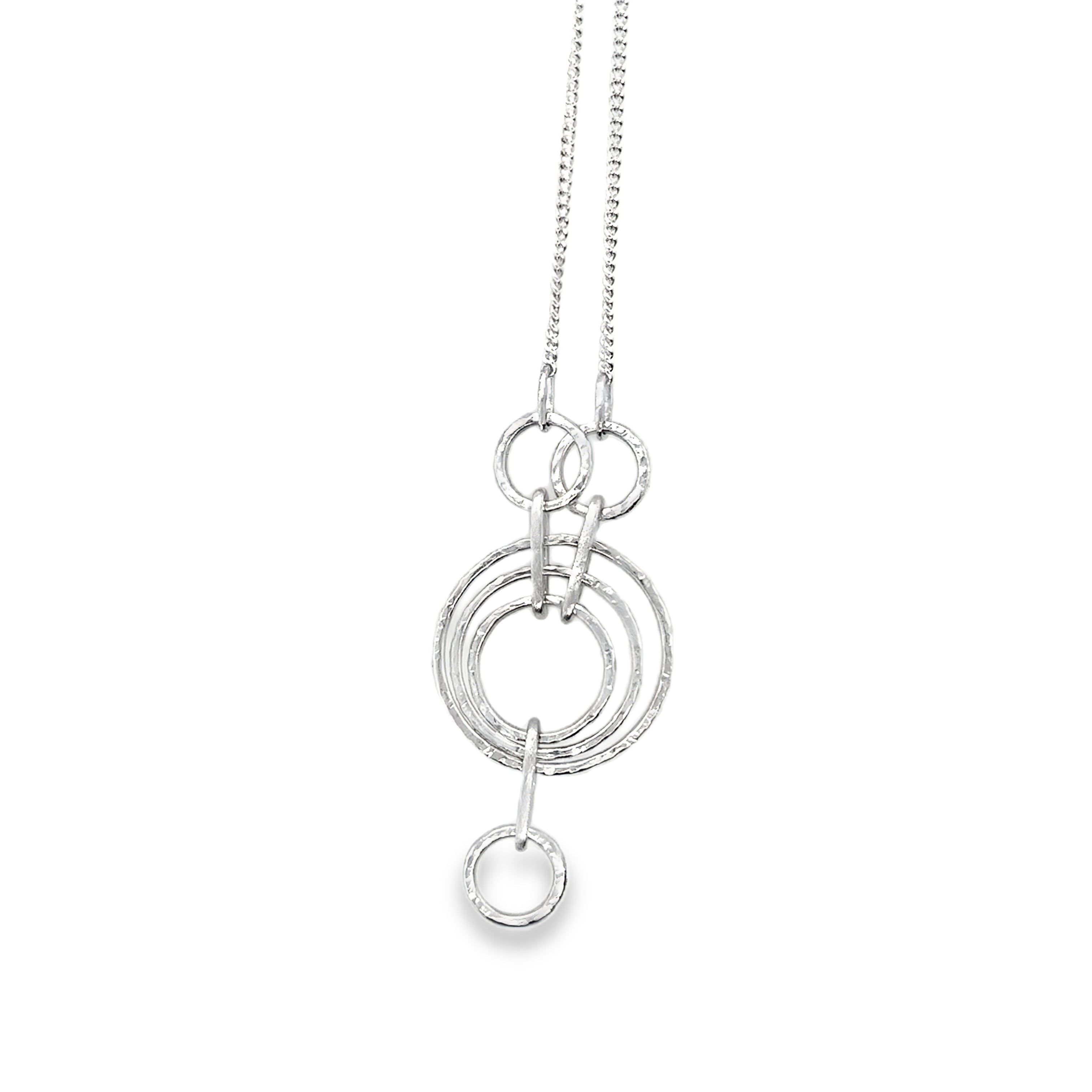 Hammer Hoop Trio Necklace