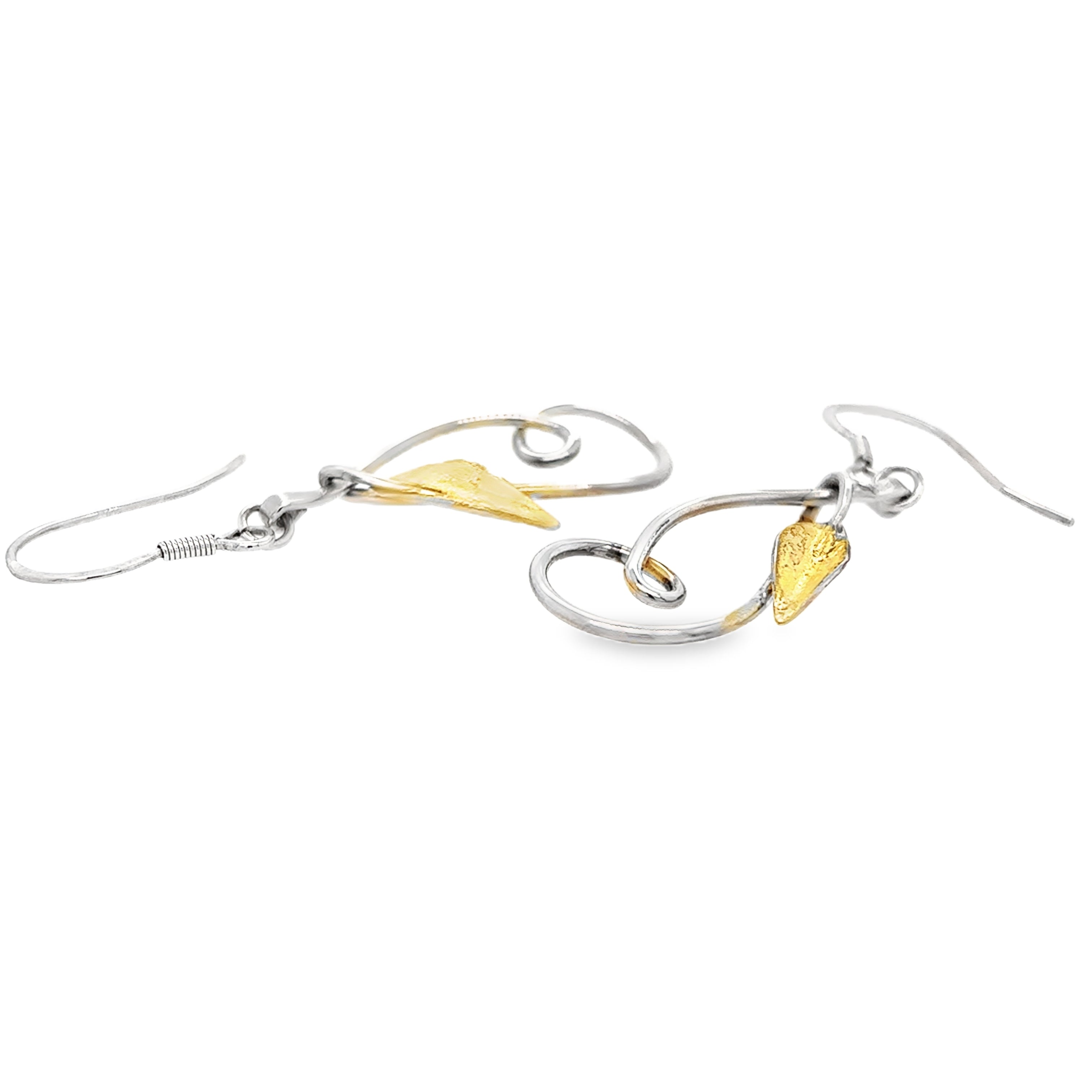Botanic loop earrings