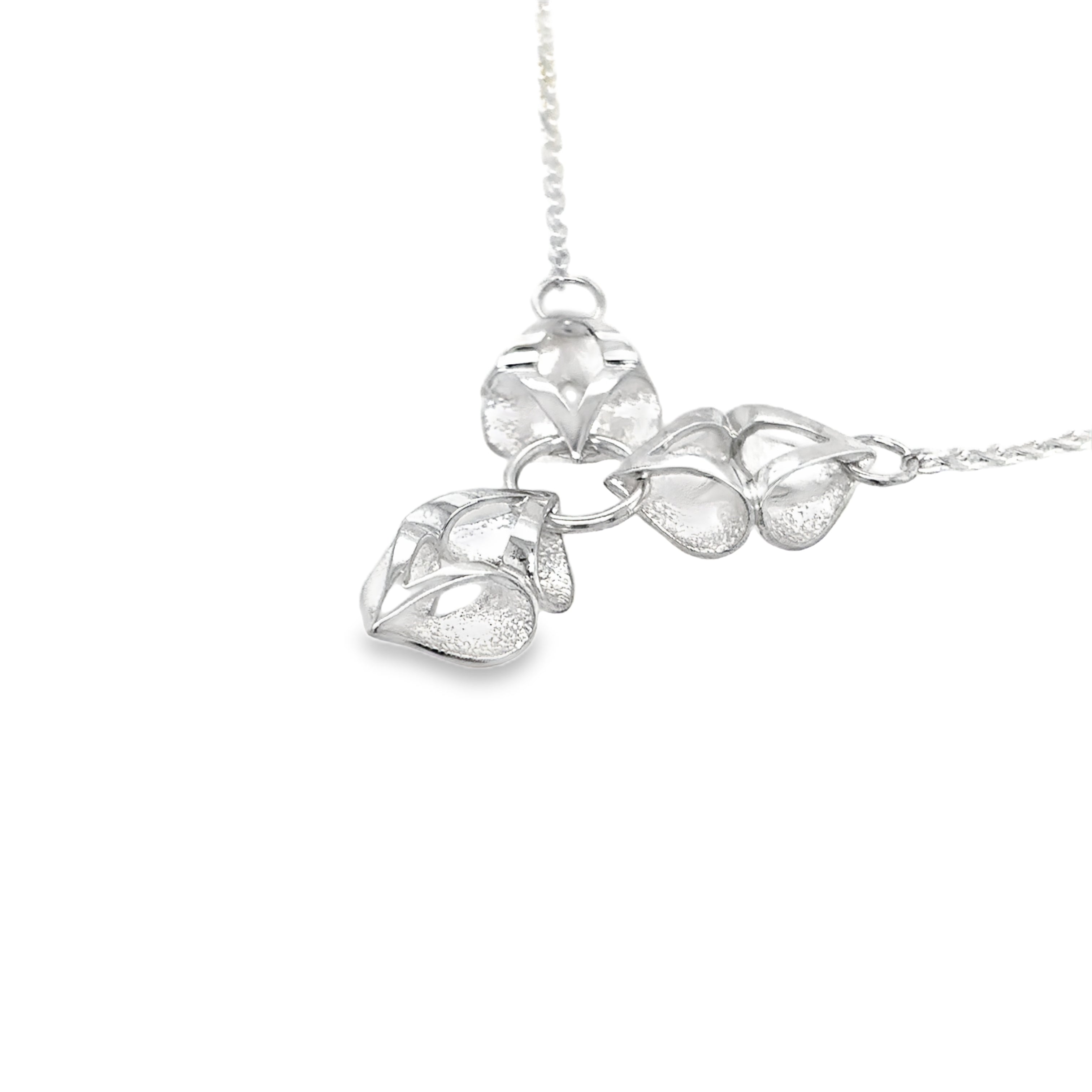 Small kiss necklace 3 Links
