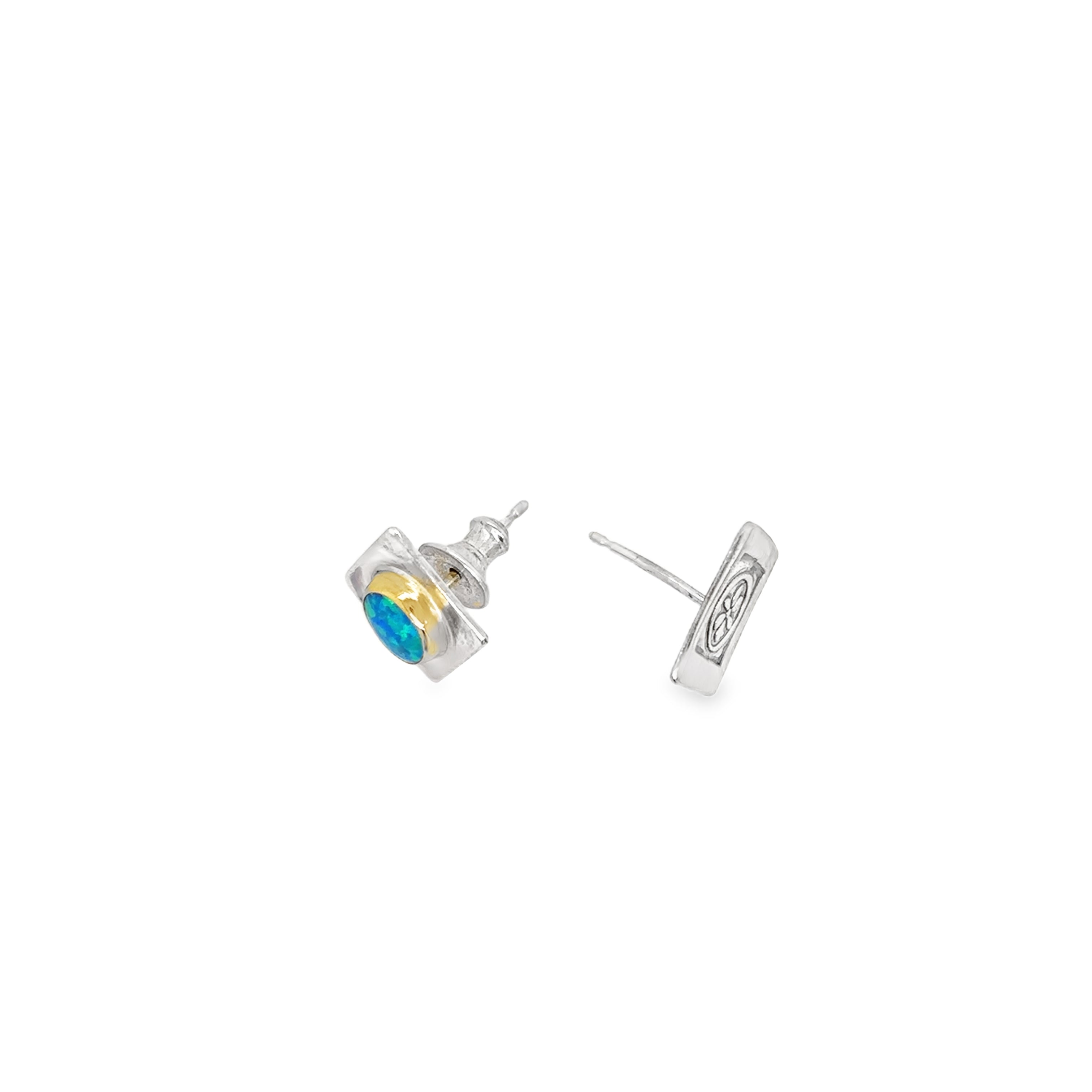 Small asymmetrical Stud Earrings