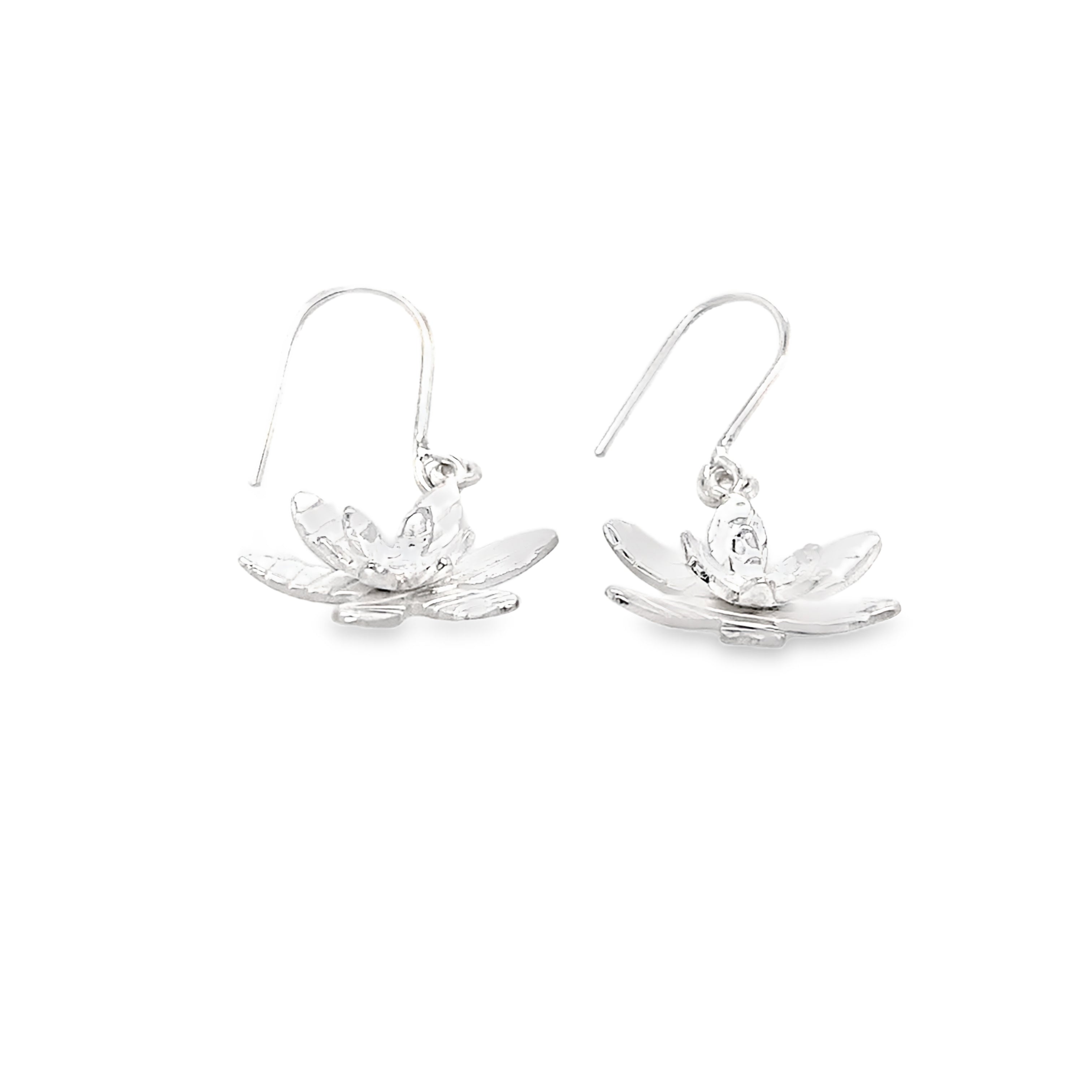 Flower 6+3 double drop Earrings