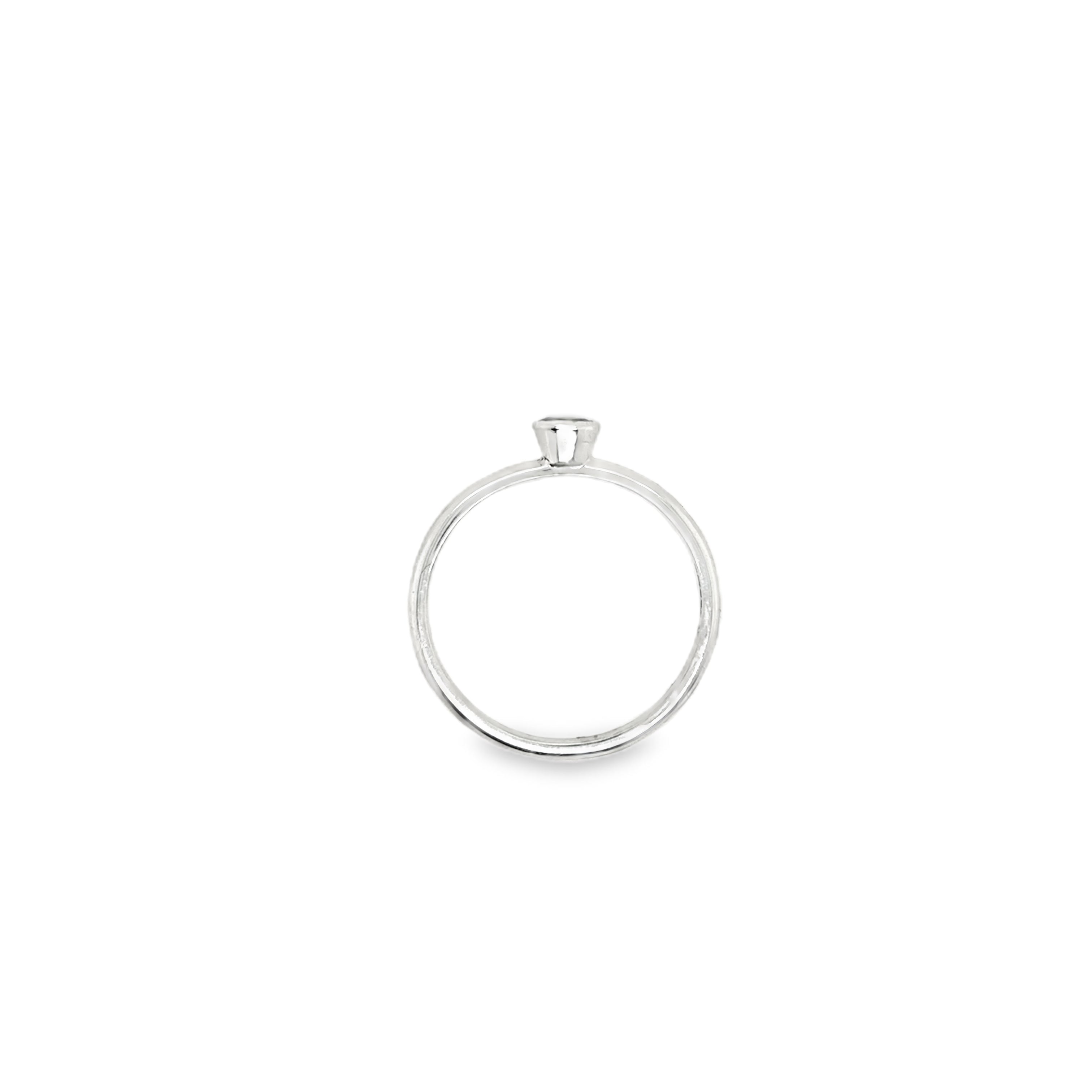 January Garnet Birthstone Ring