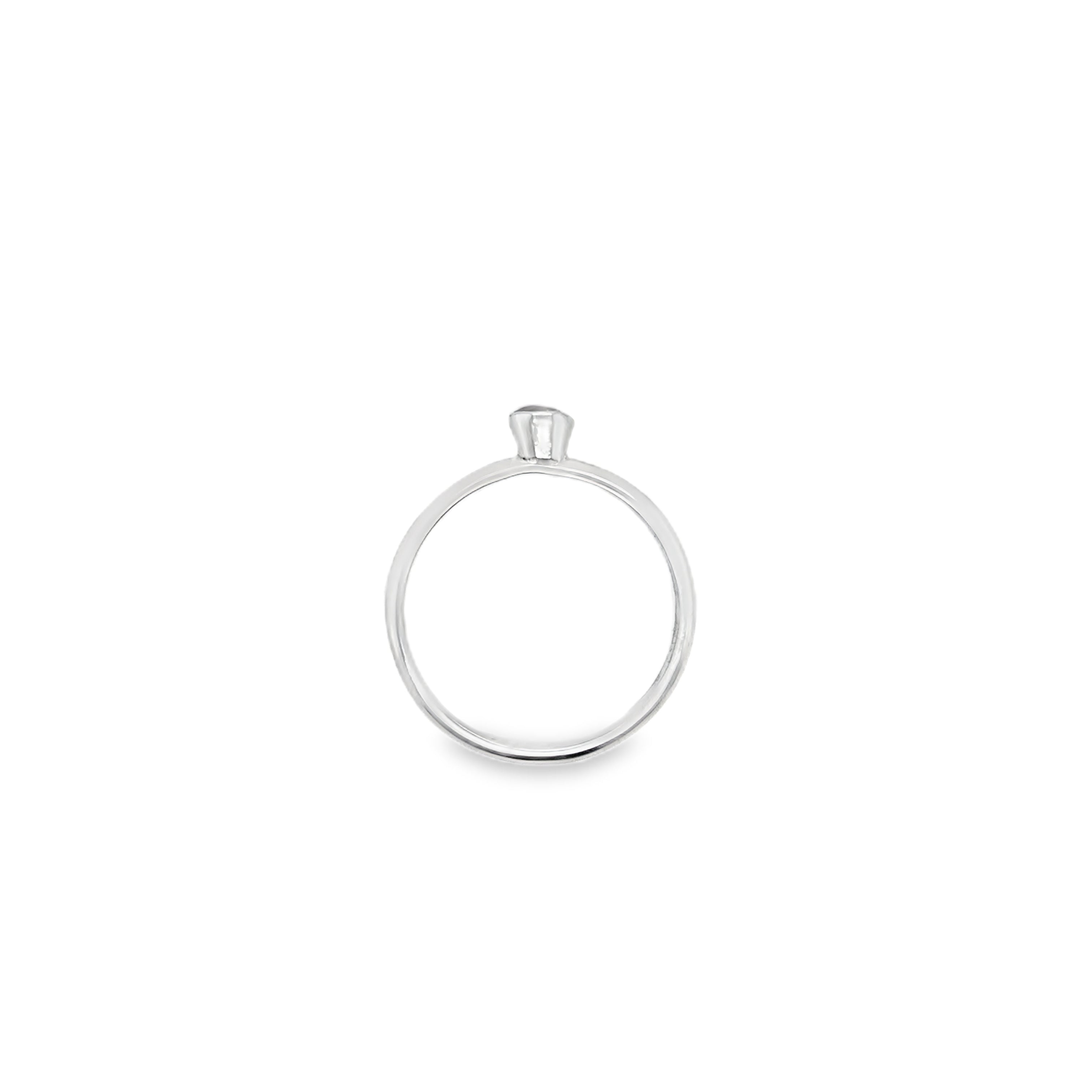 March Aquamarine Birthstone Ring