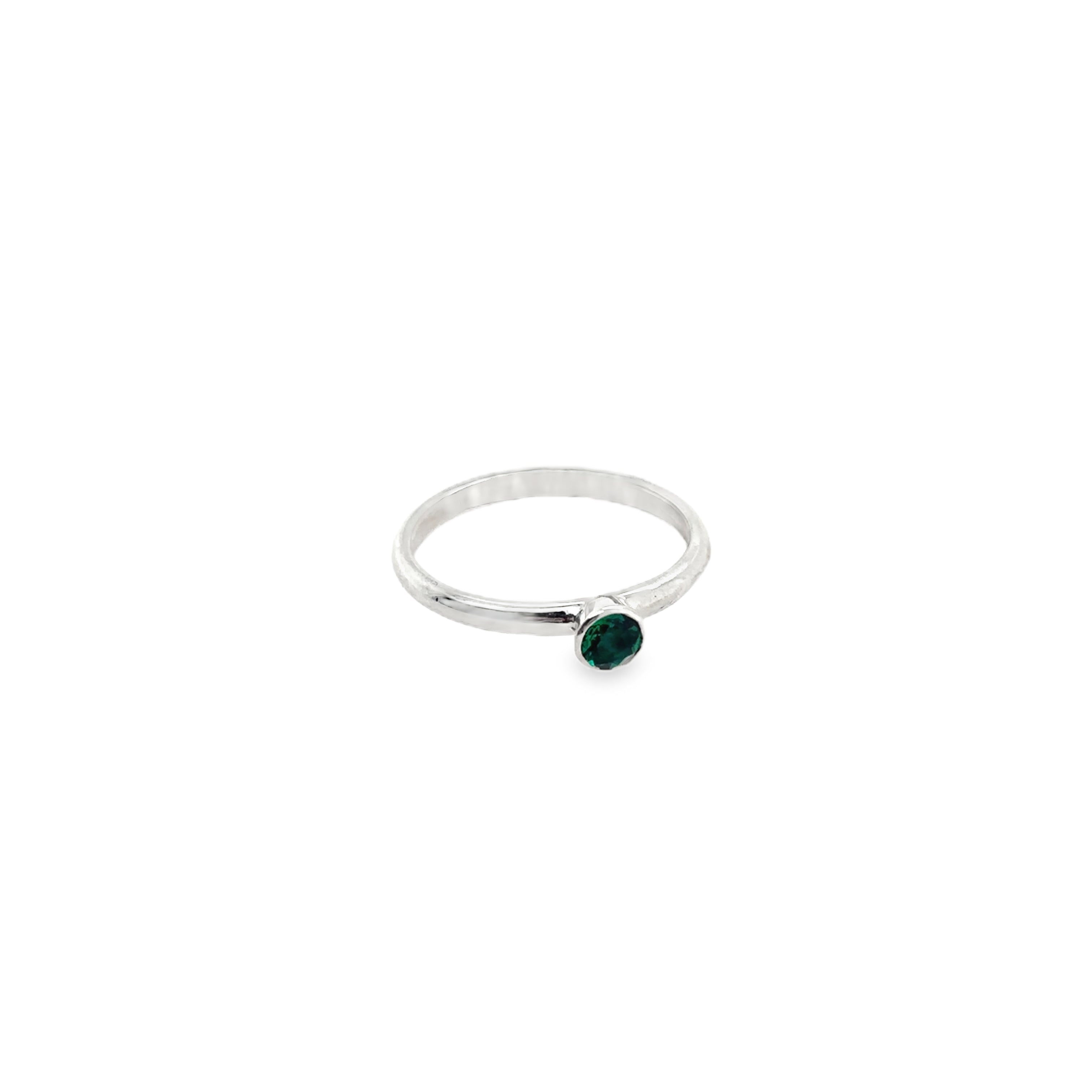 May Emerald Birthstone Ring