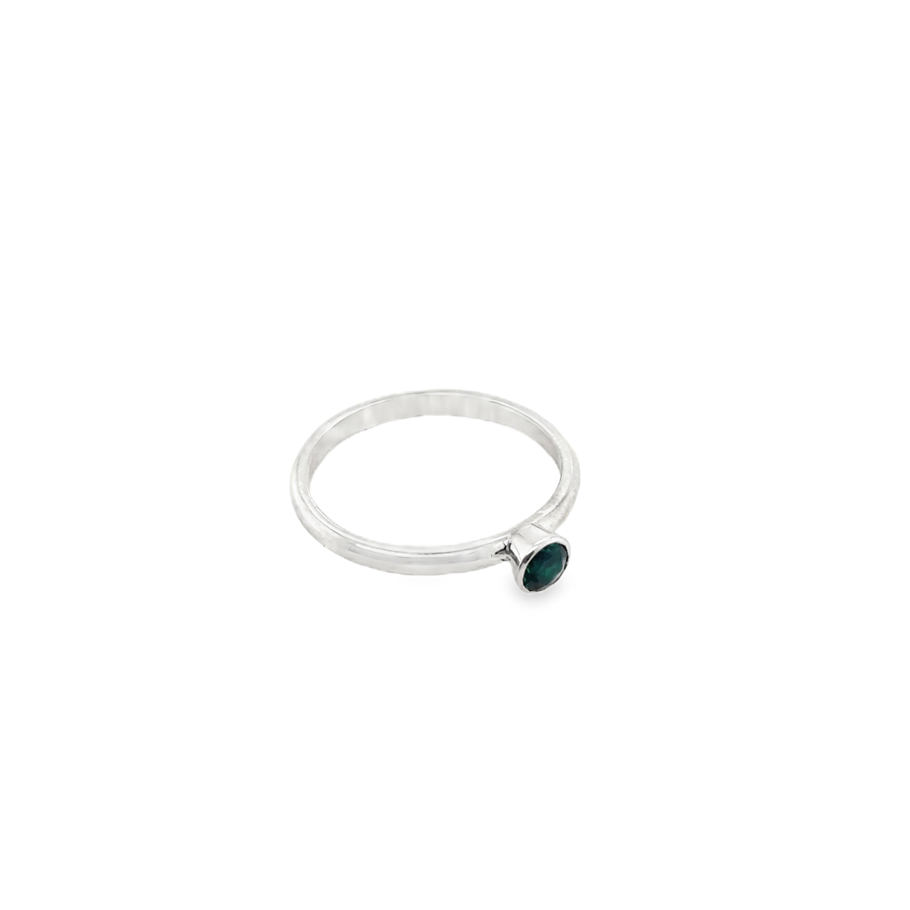 May Emerald Birthstone Ring