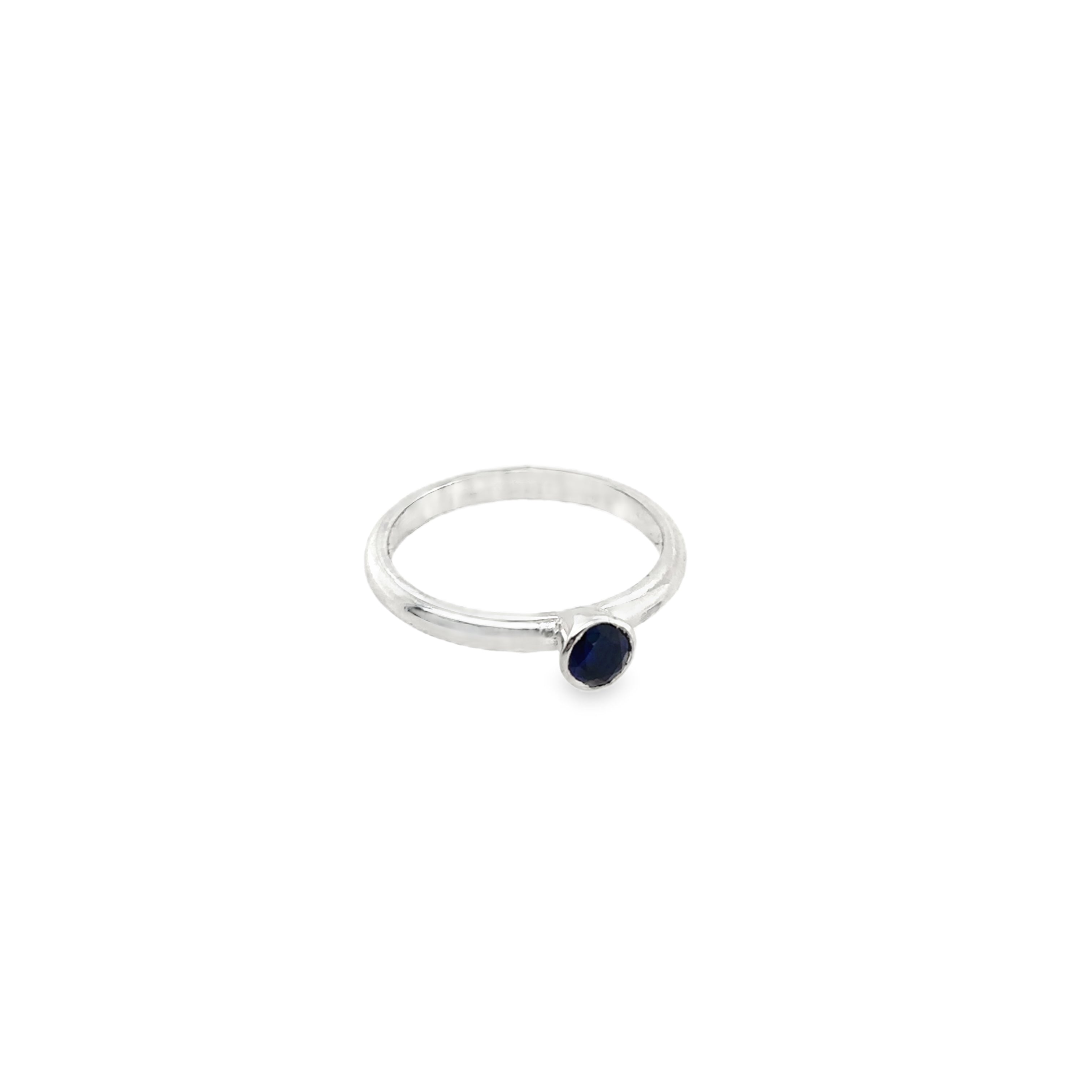 September Sapphire Birthstone Ring