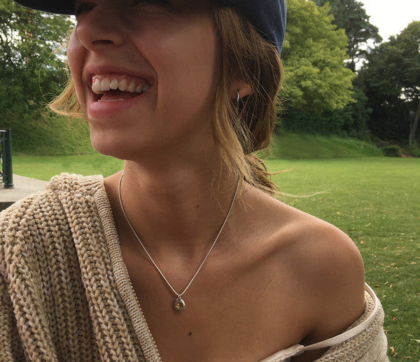 Pebble Flower Necklace