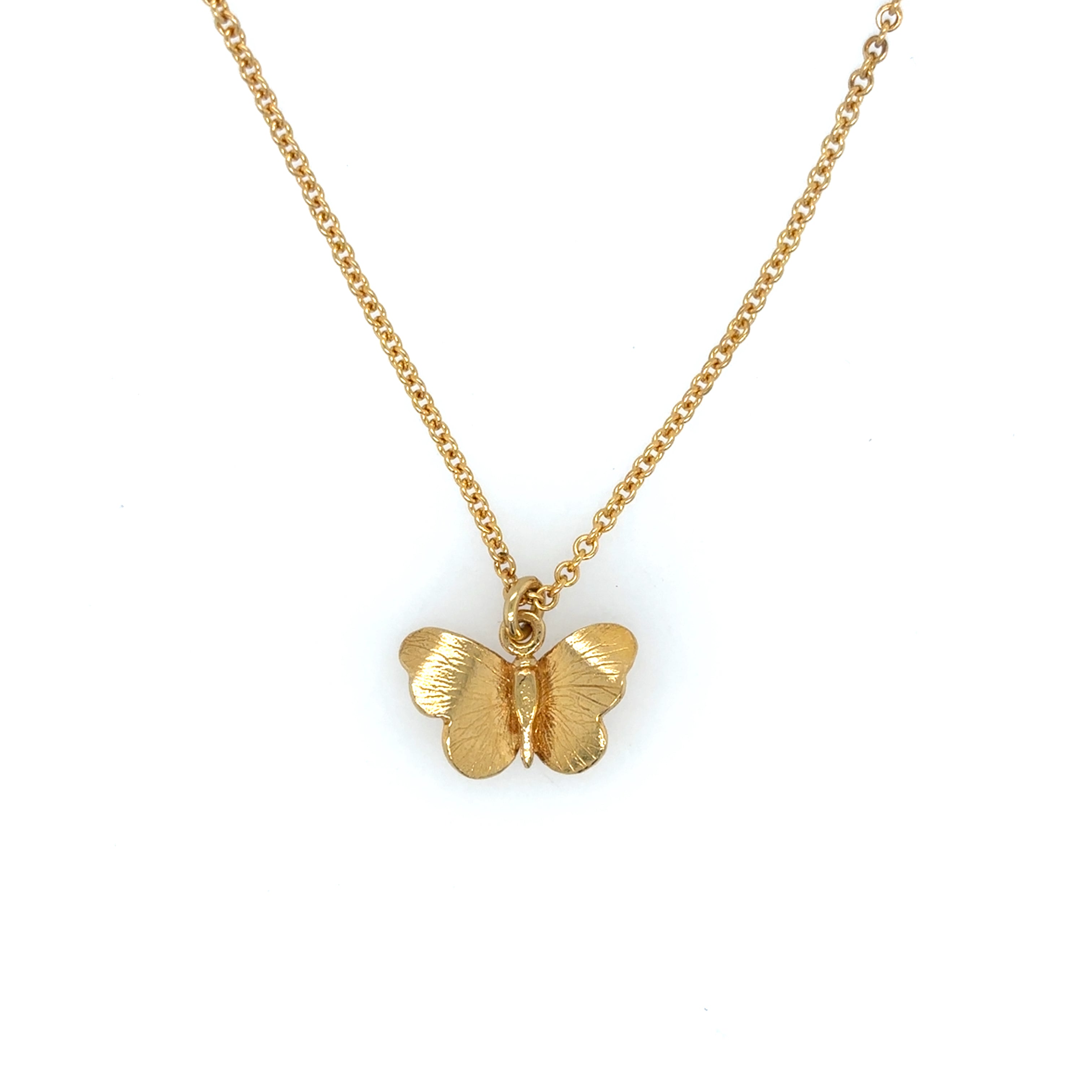 Enchanted butterfly silver Necklace