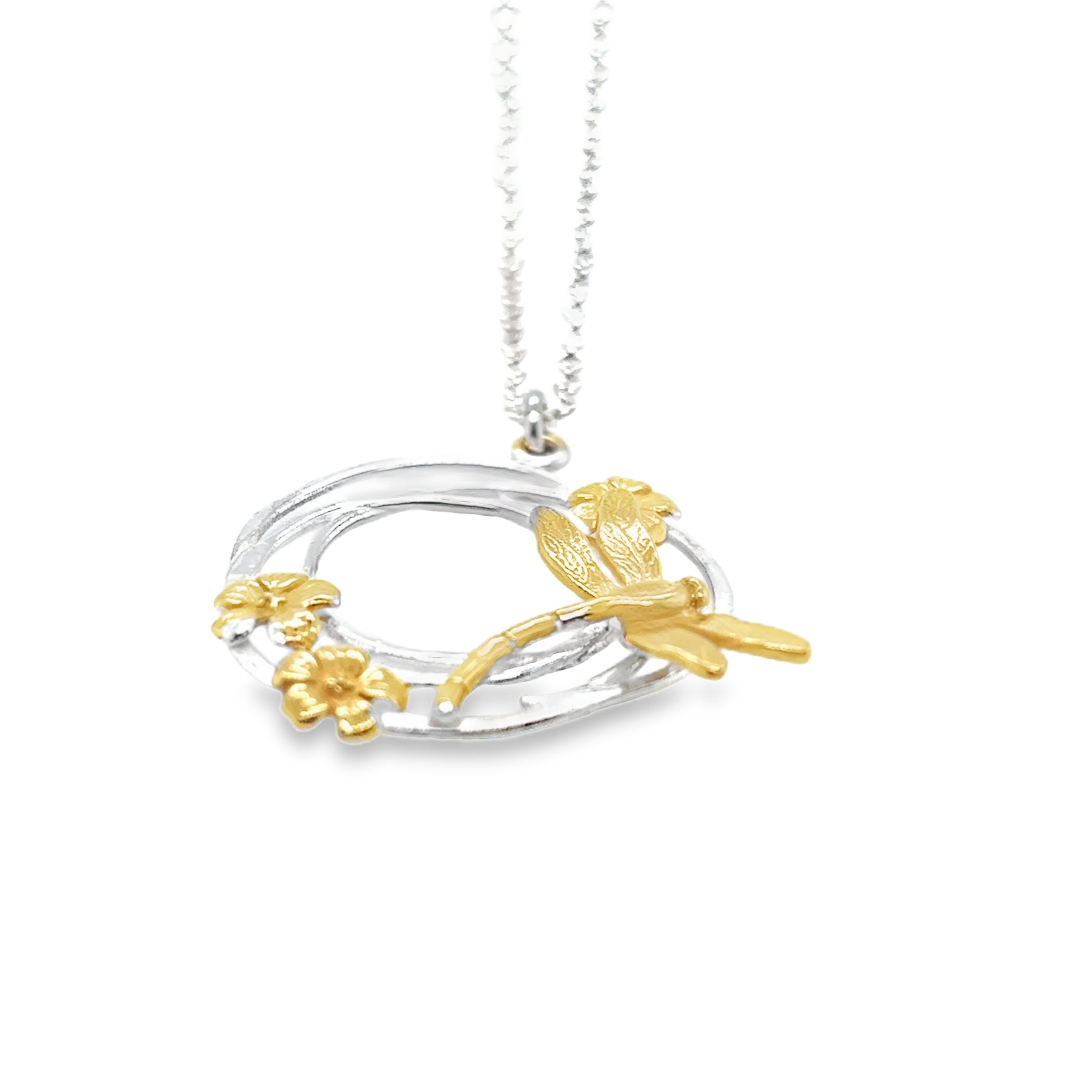 Silver swirl Necklace