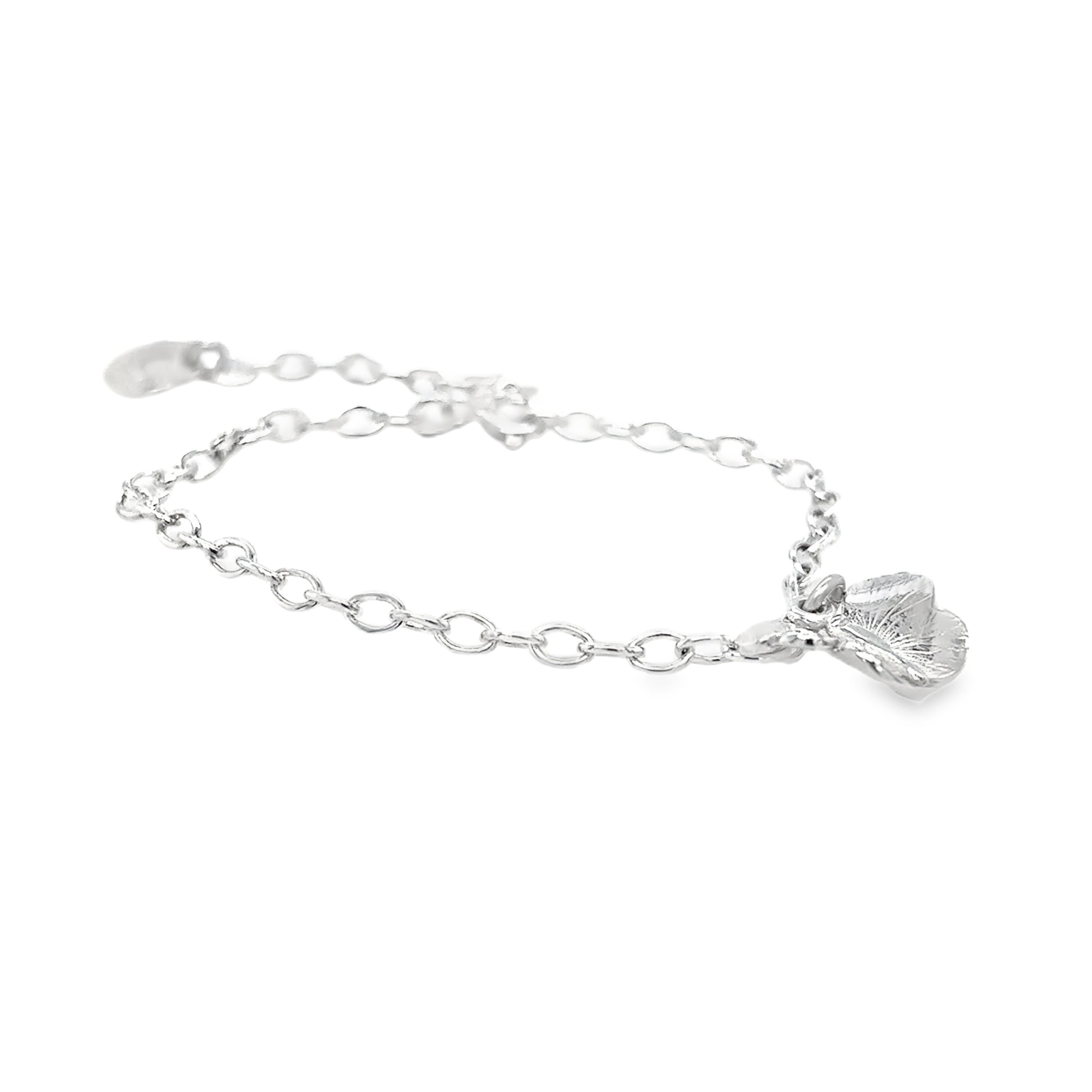 Silver Butterfly Charm Bracelet