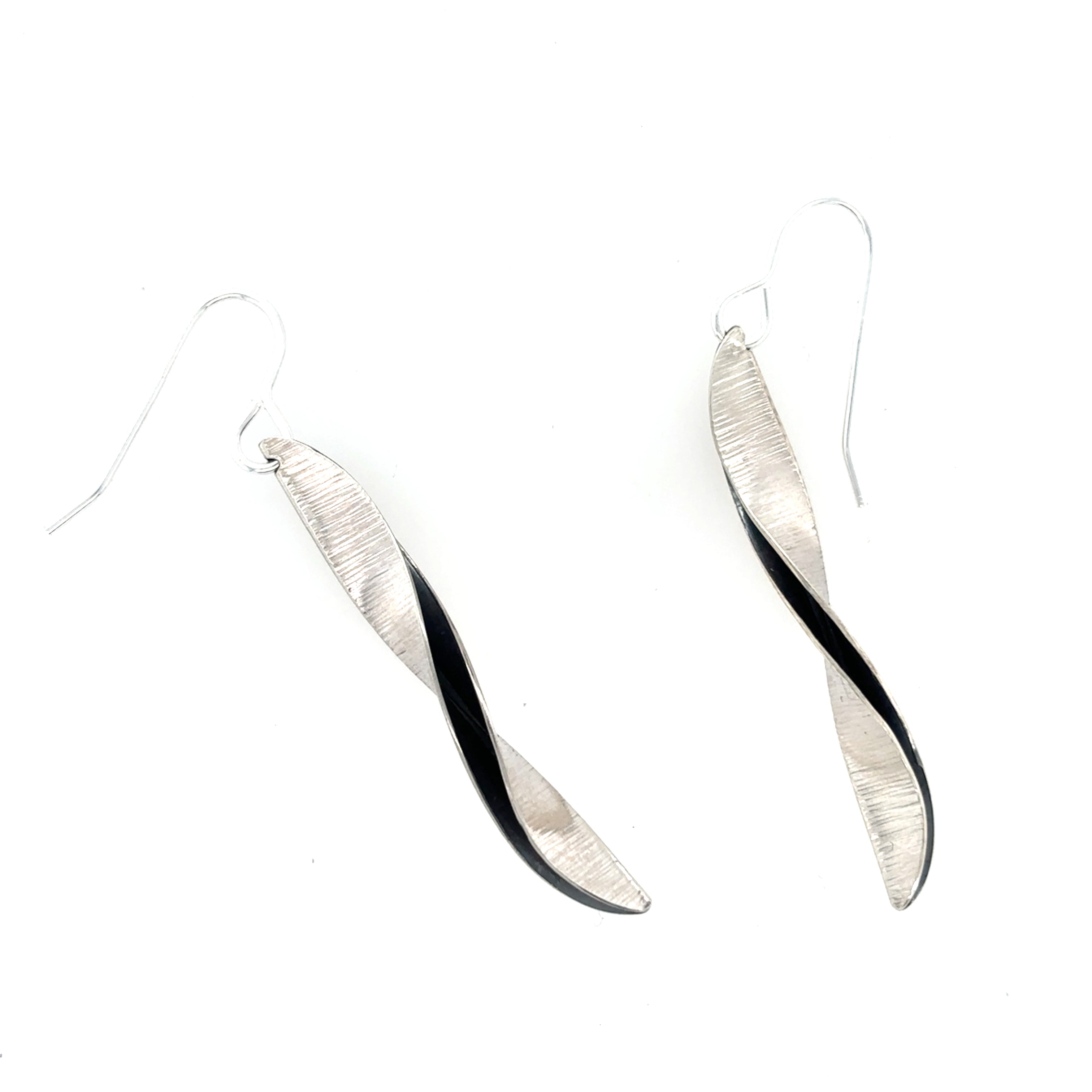 Willow Leaf Half Twist Earrings