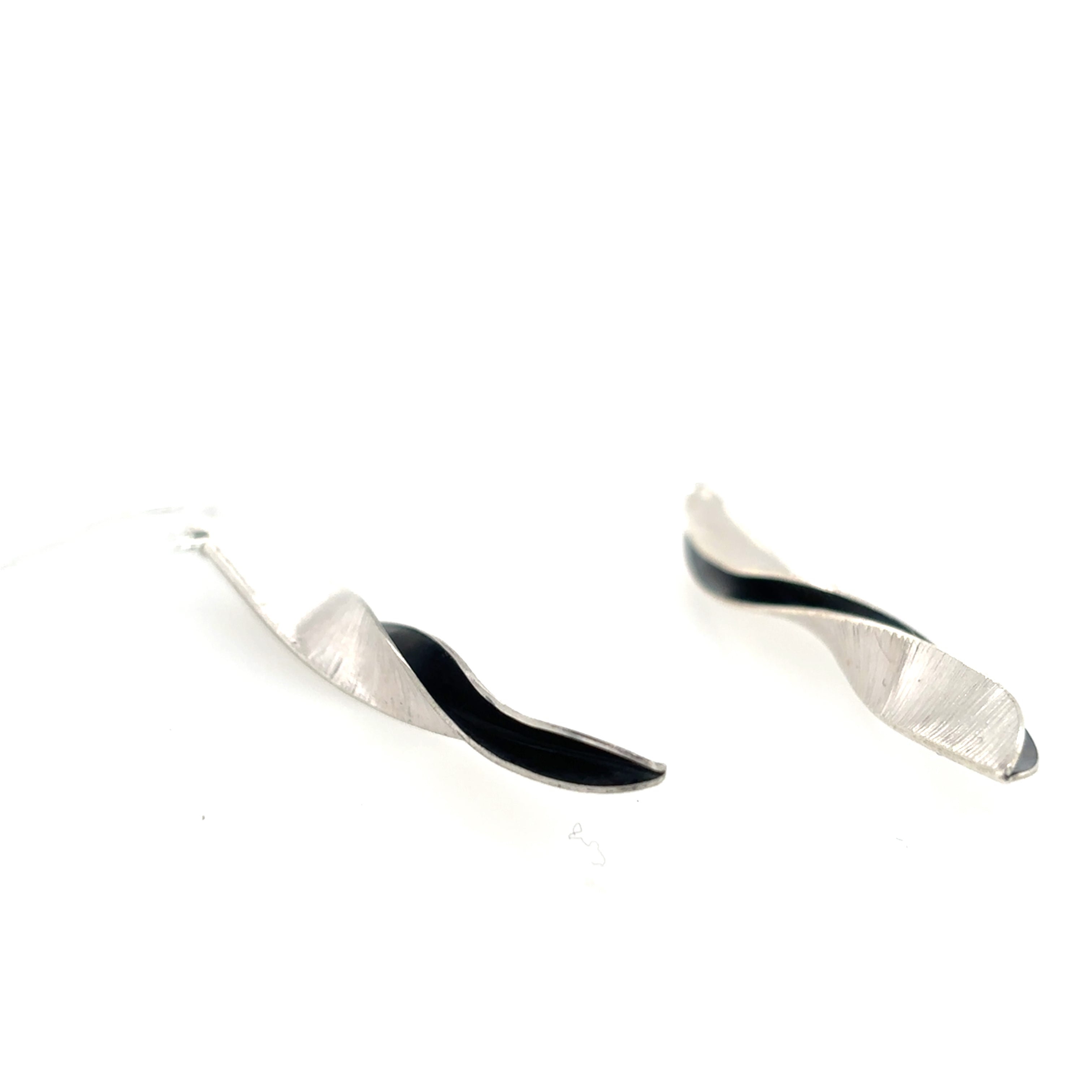 Willow Leaf Half Twist Earrings