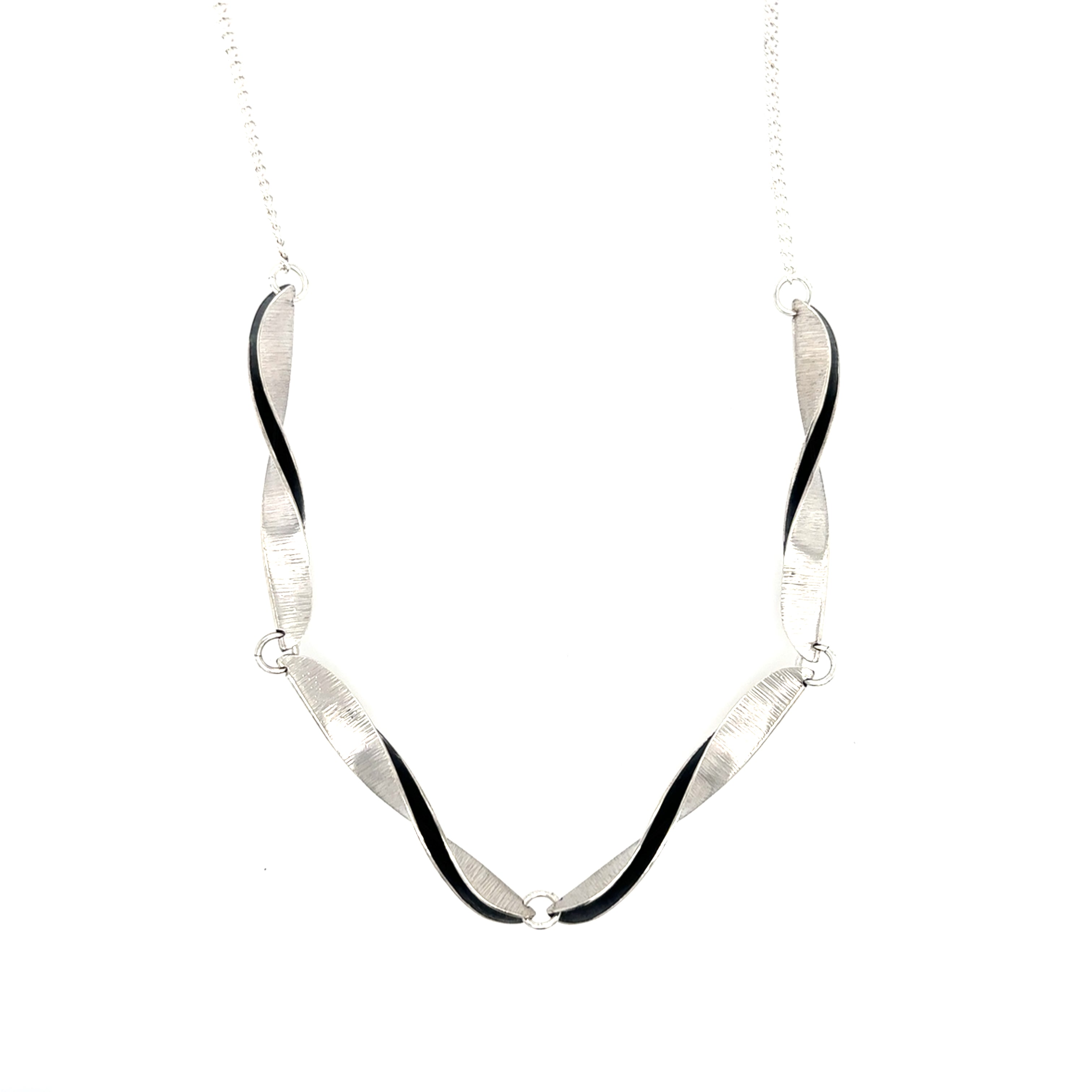 Willow Leaf Half Twist Necklace