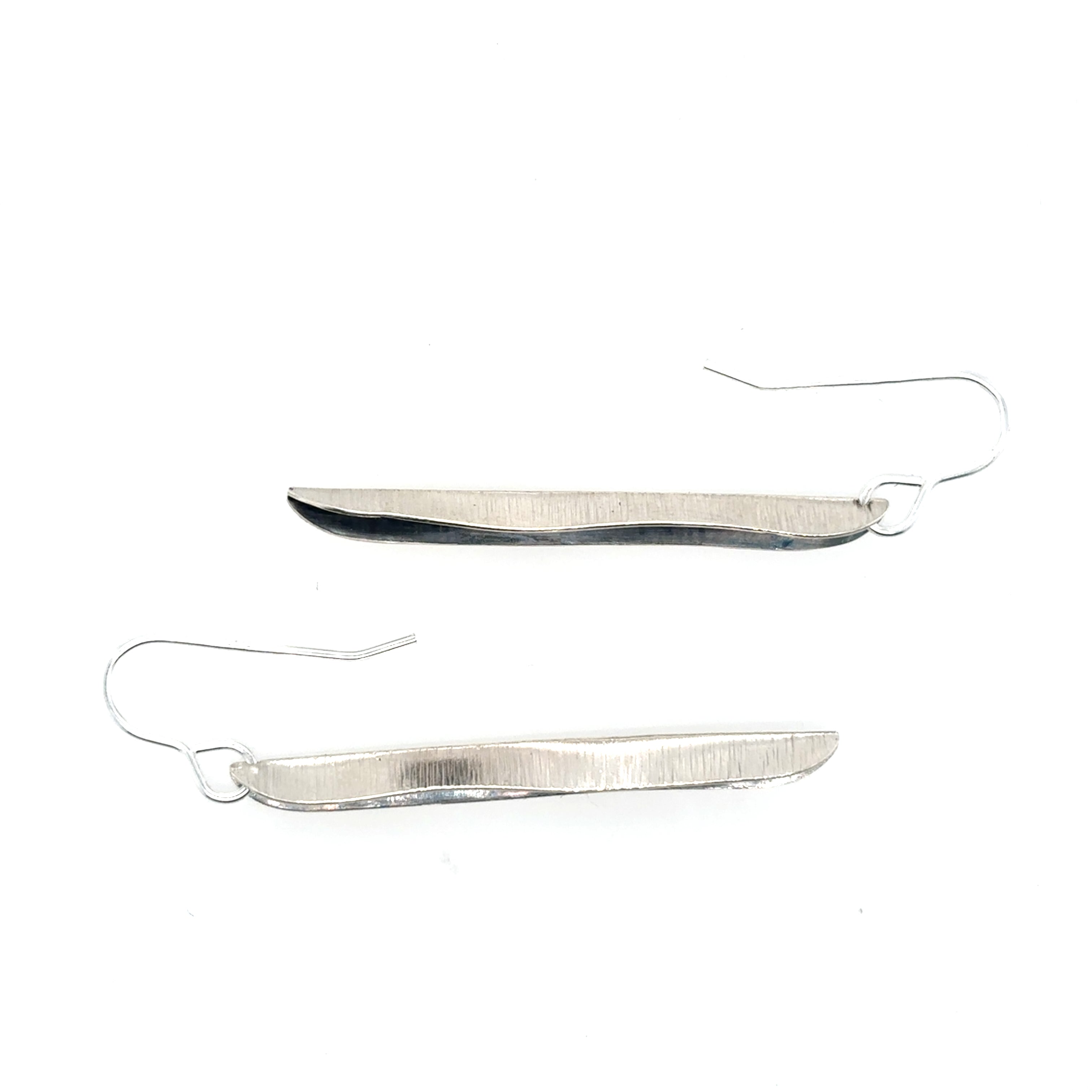 Medium Willow Leaf Slimline Earrings