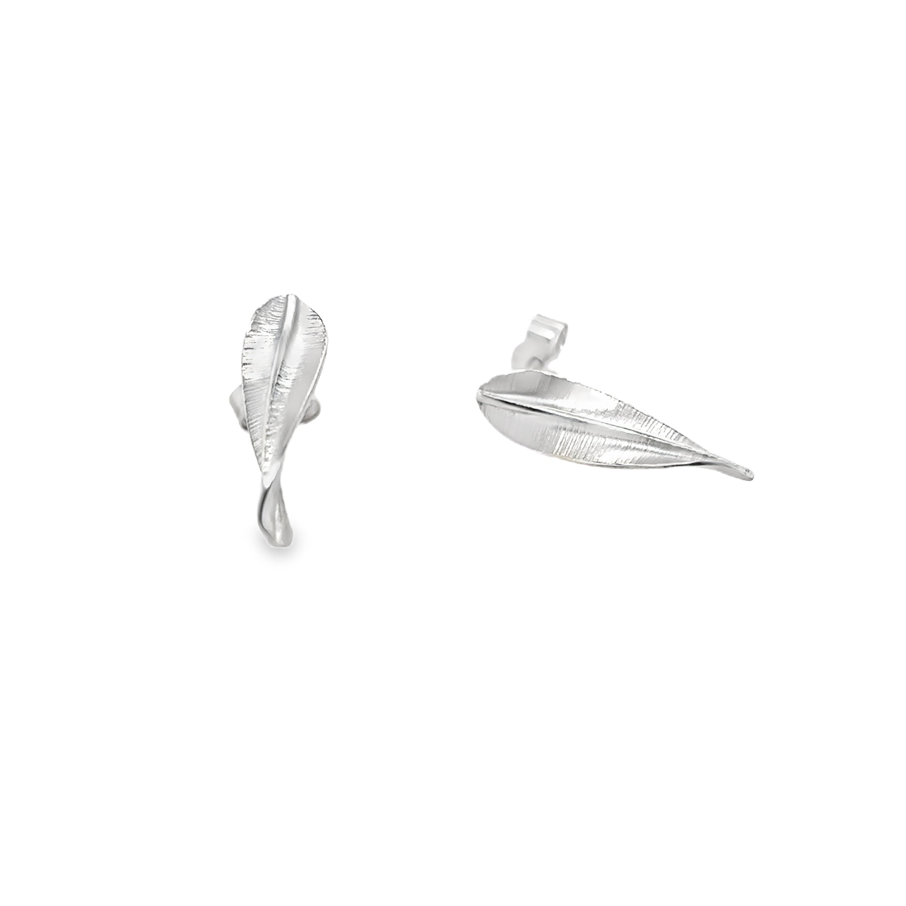 Small Spring Leaf Earrings