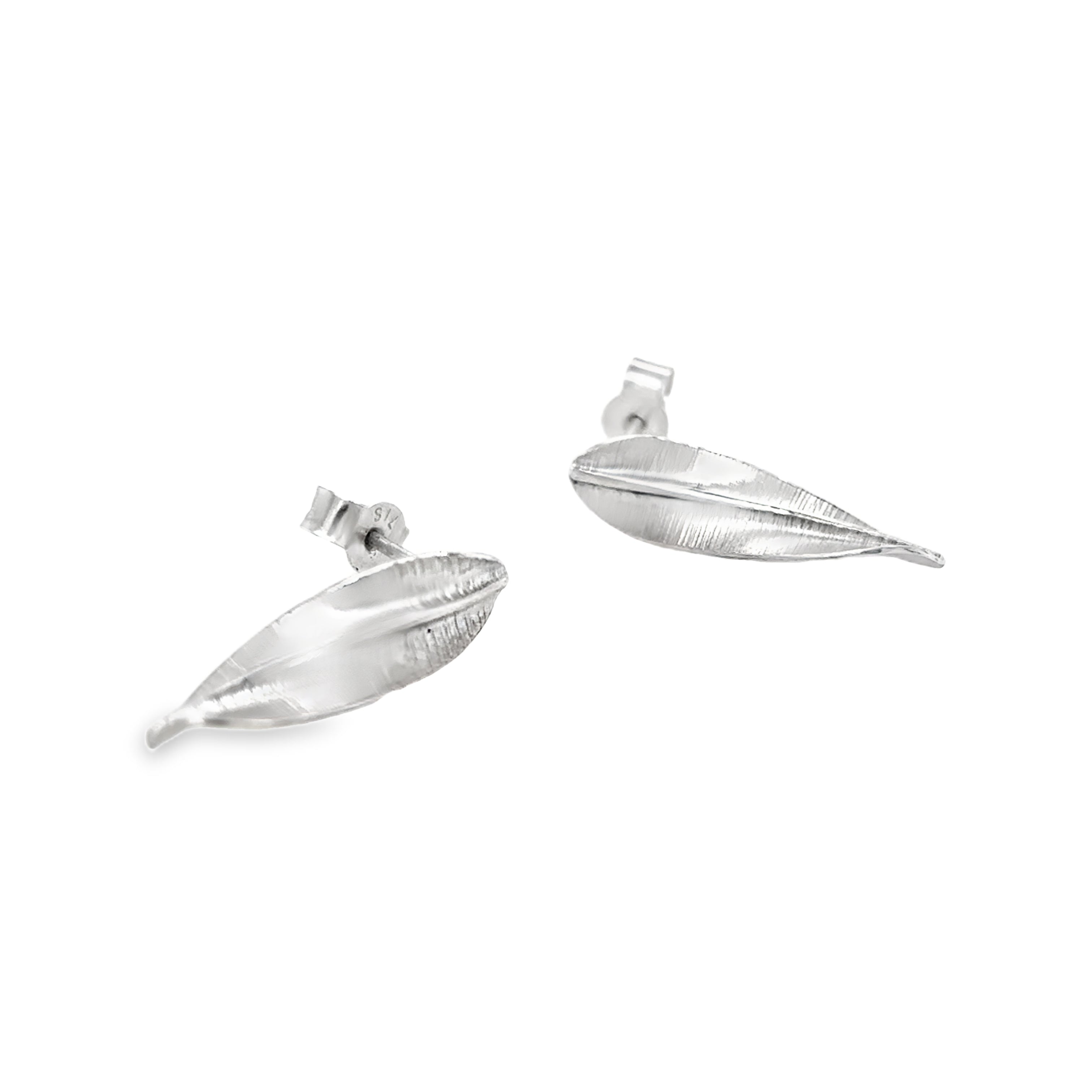 Small Spring Leaf Earrings