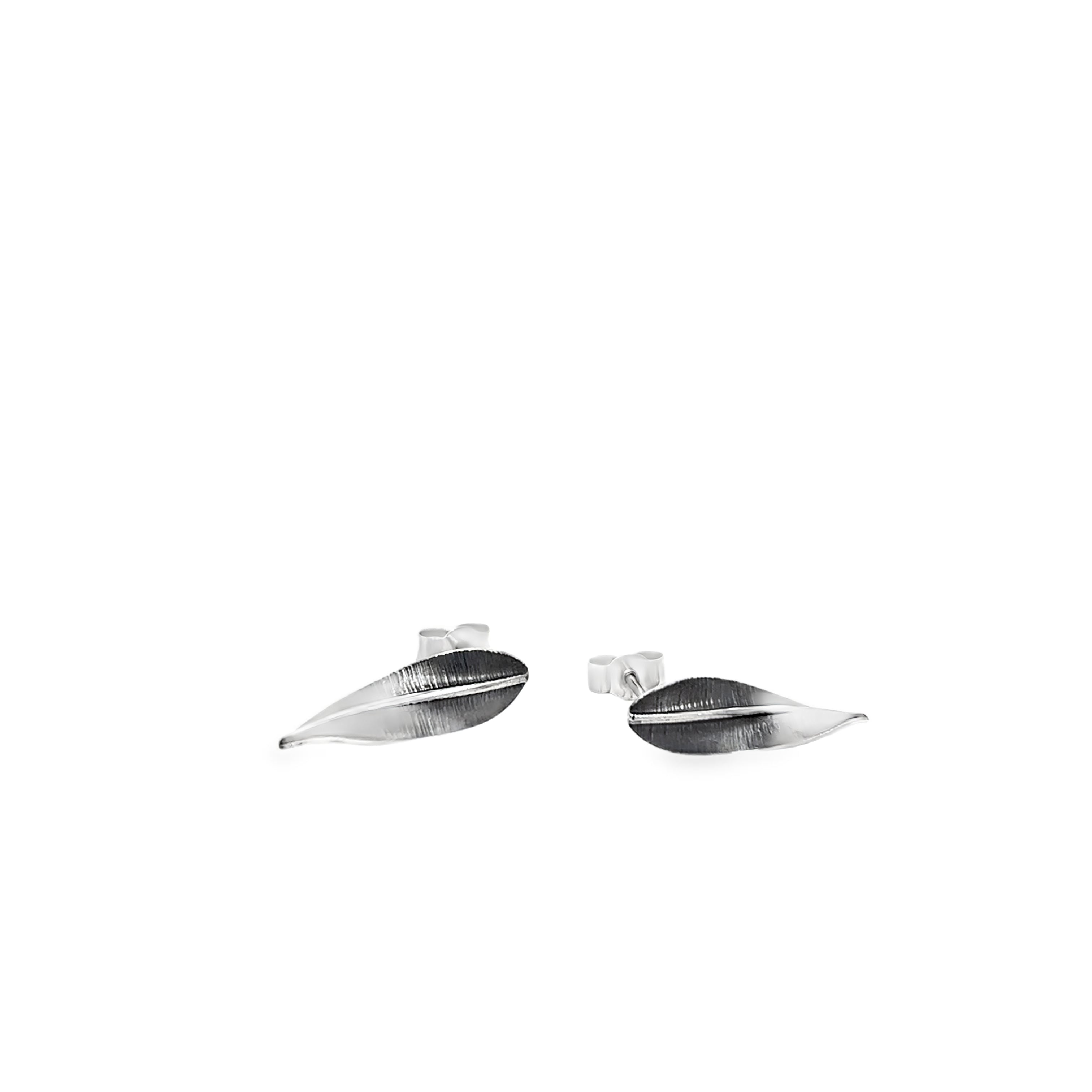 Small Spring Leaf Earrings