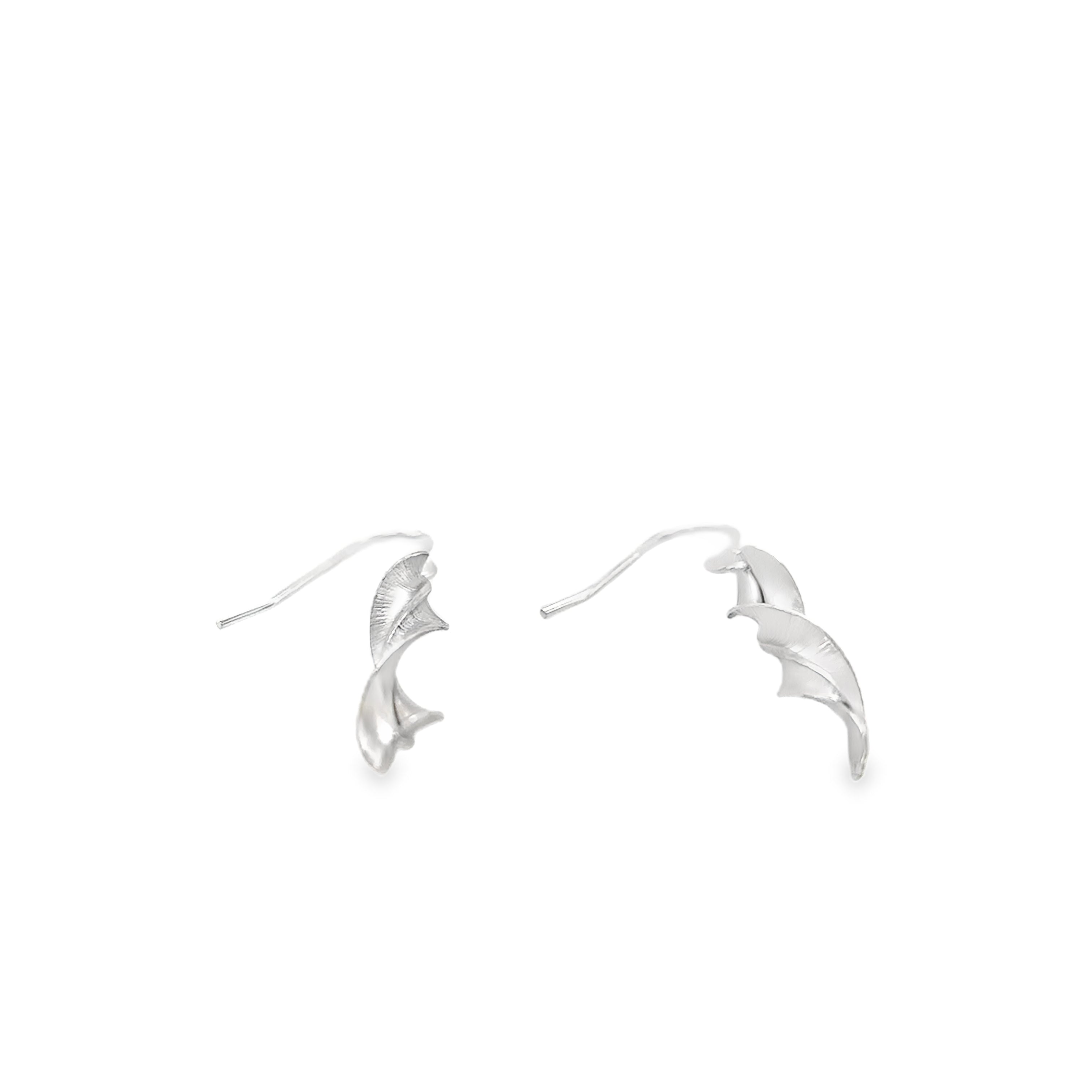 Short Spring Leaf Earrings