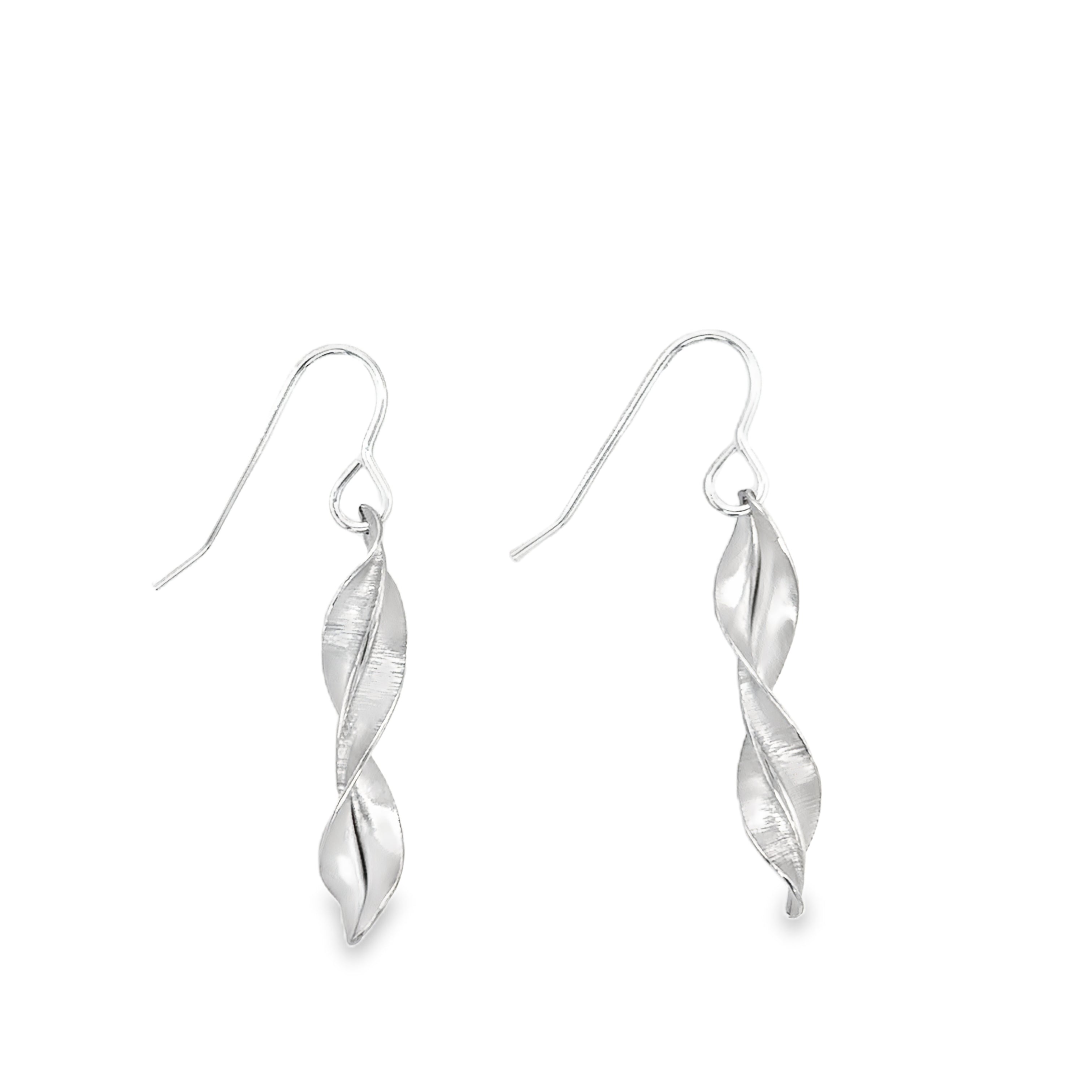 Short Spring Leaf Earrings