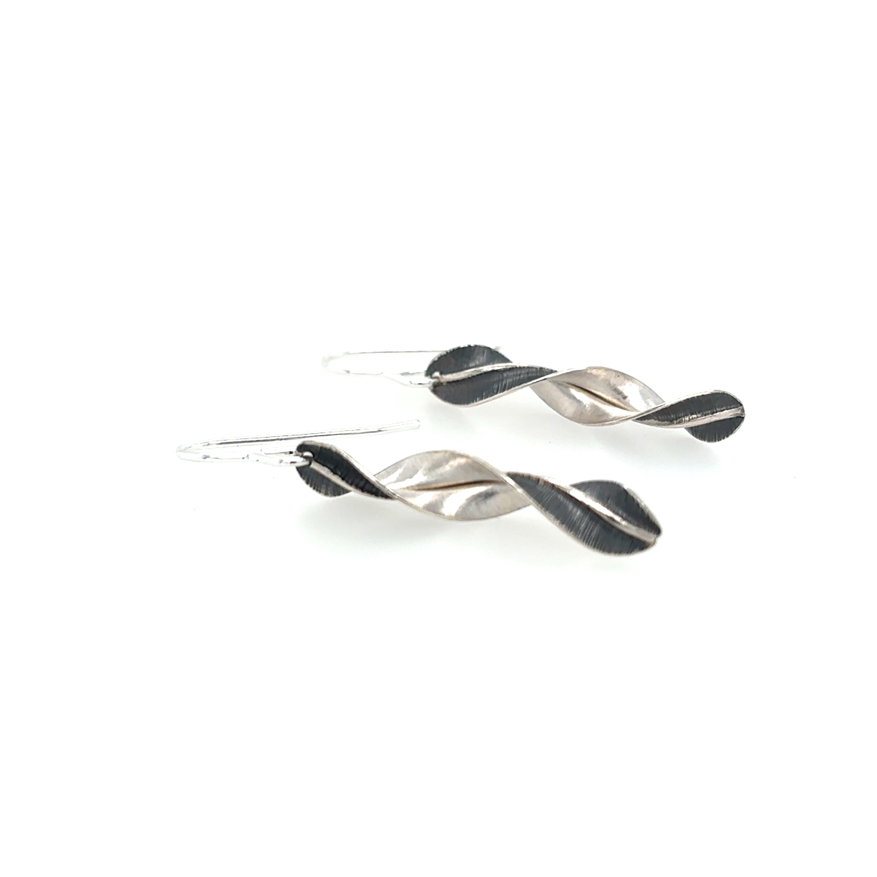 Short Spring Leaf Earrings