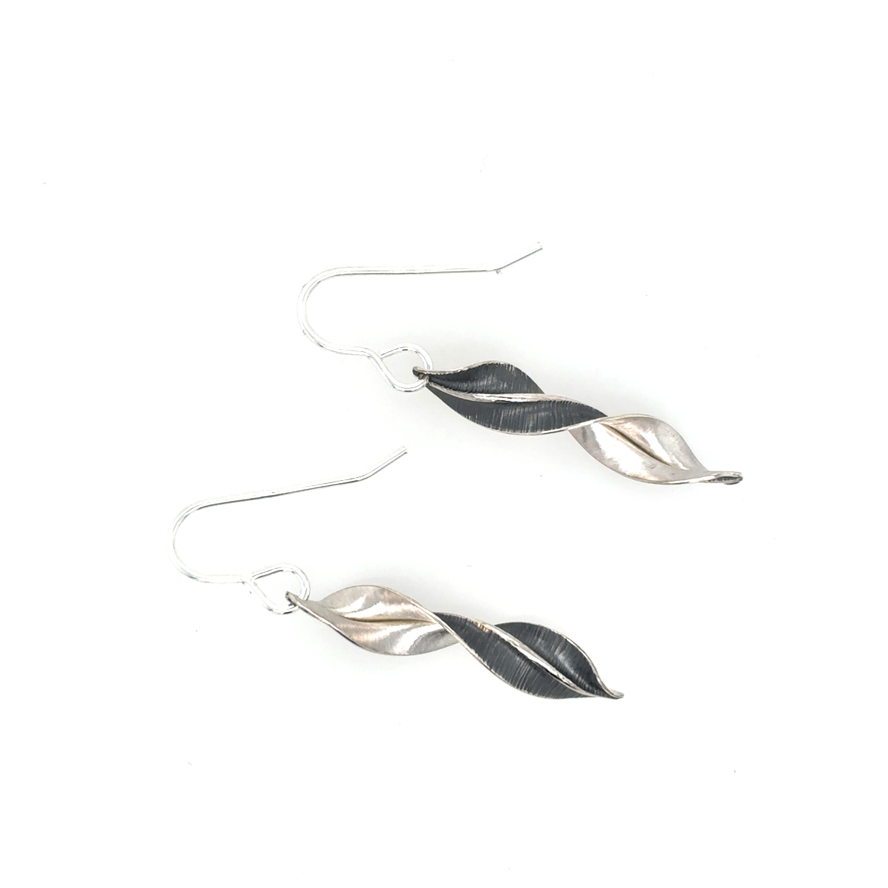 Short Spring Leaf Earrings