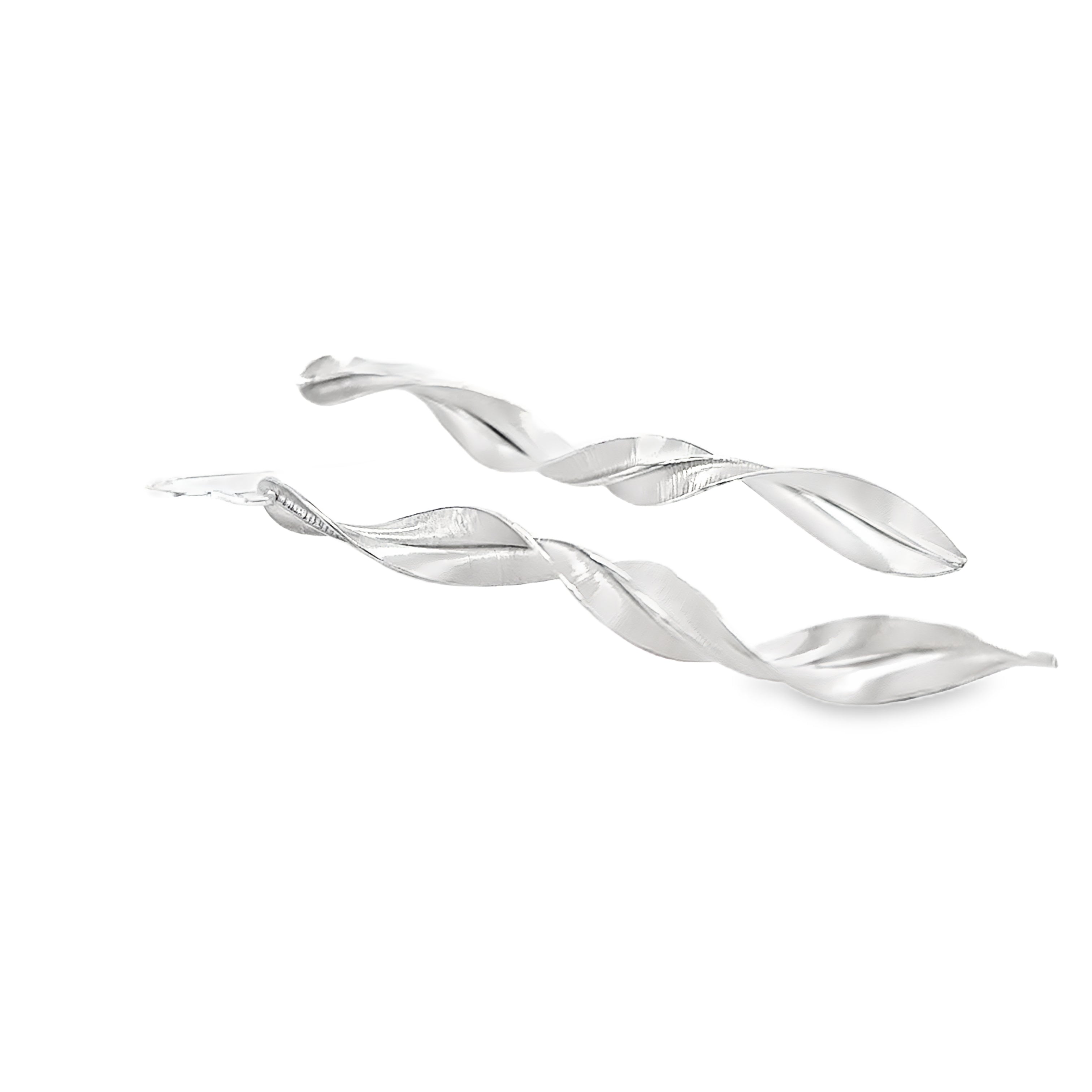 Long Spring Leaf Earrings