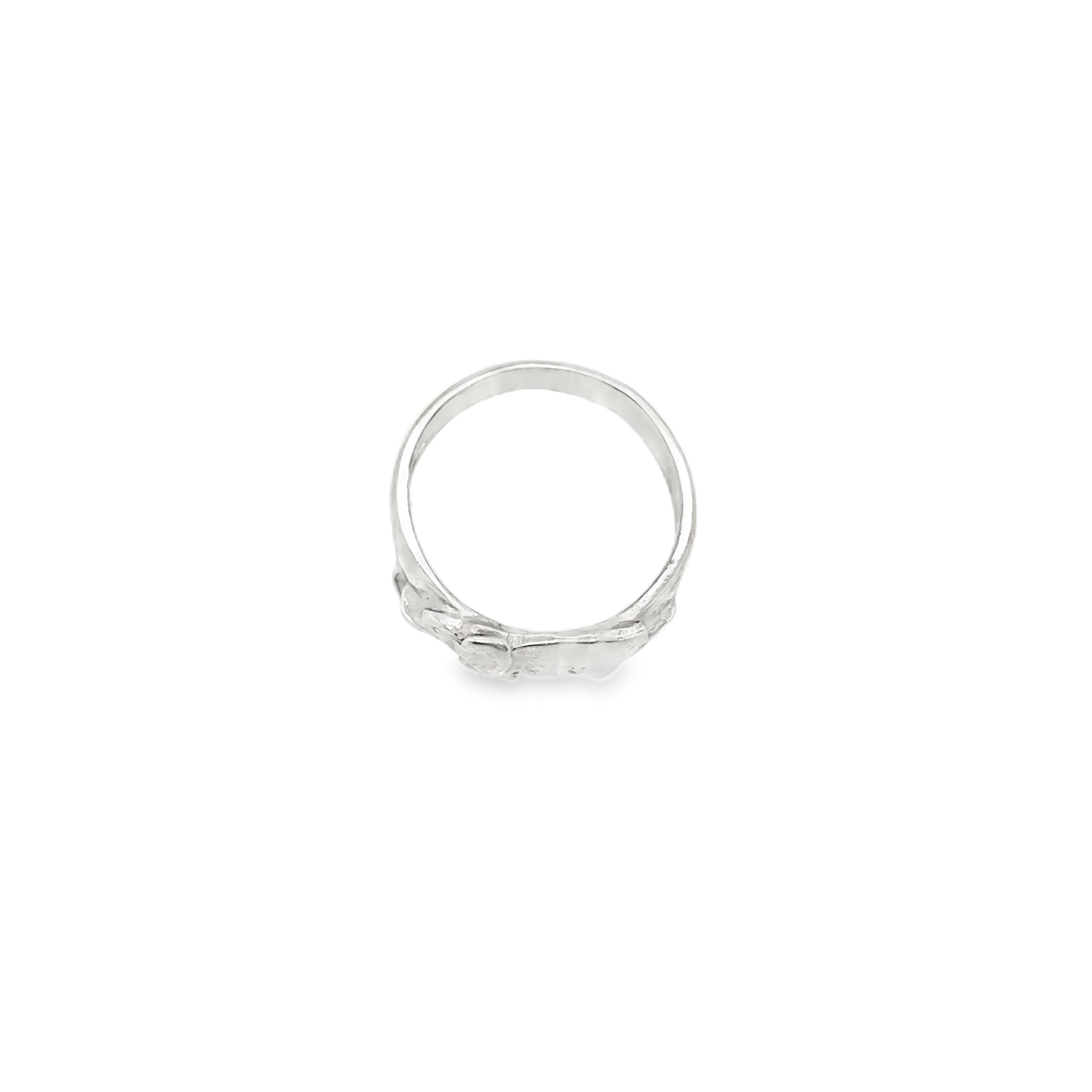 Elephant ring in sterling silver