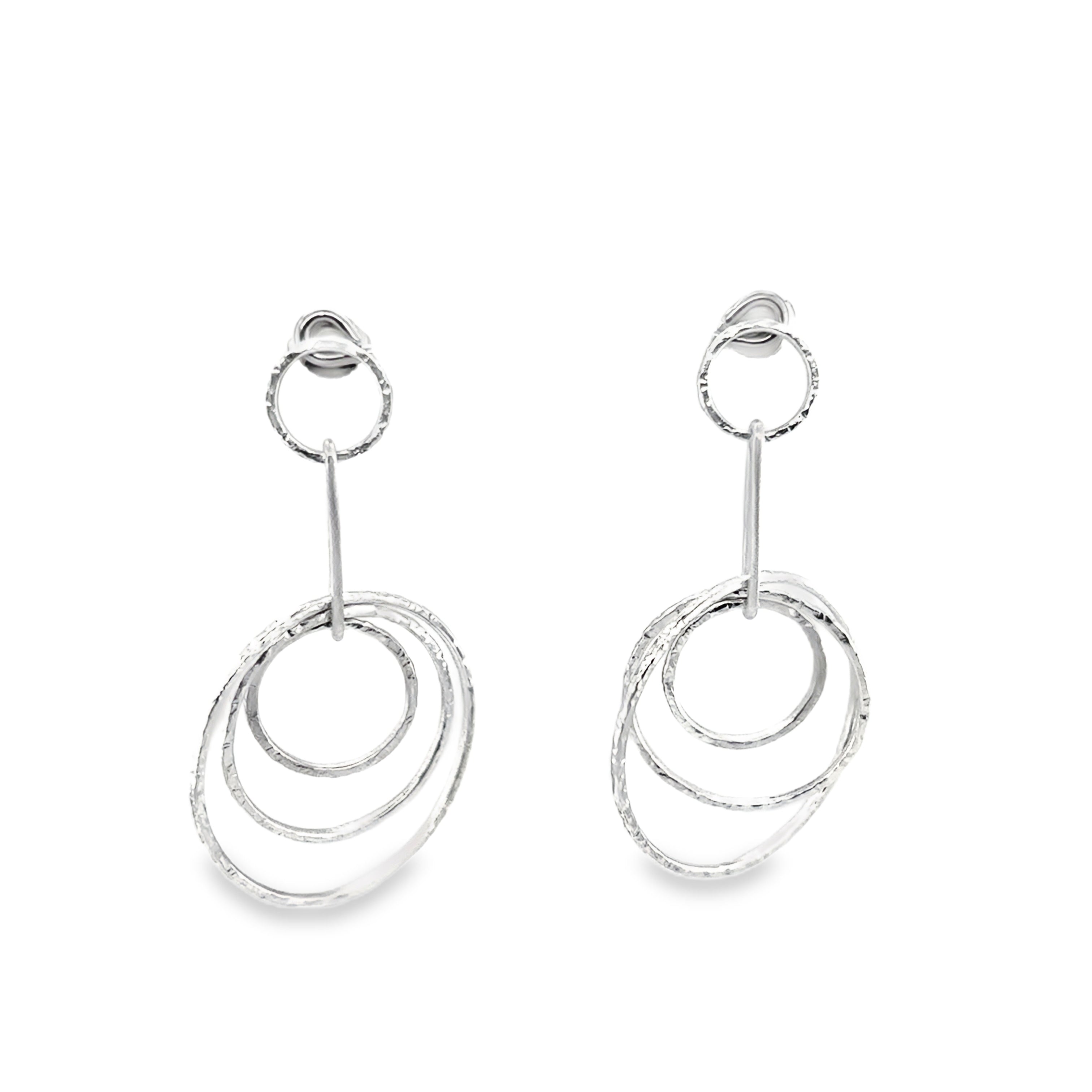 Jodi 3 Hoop Studs