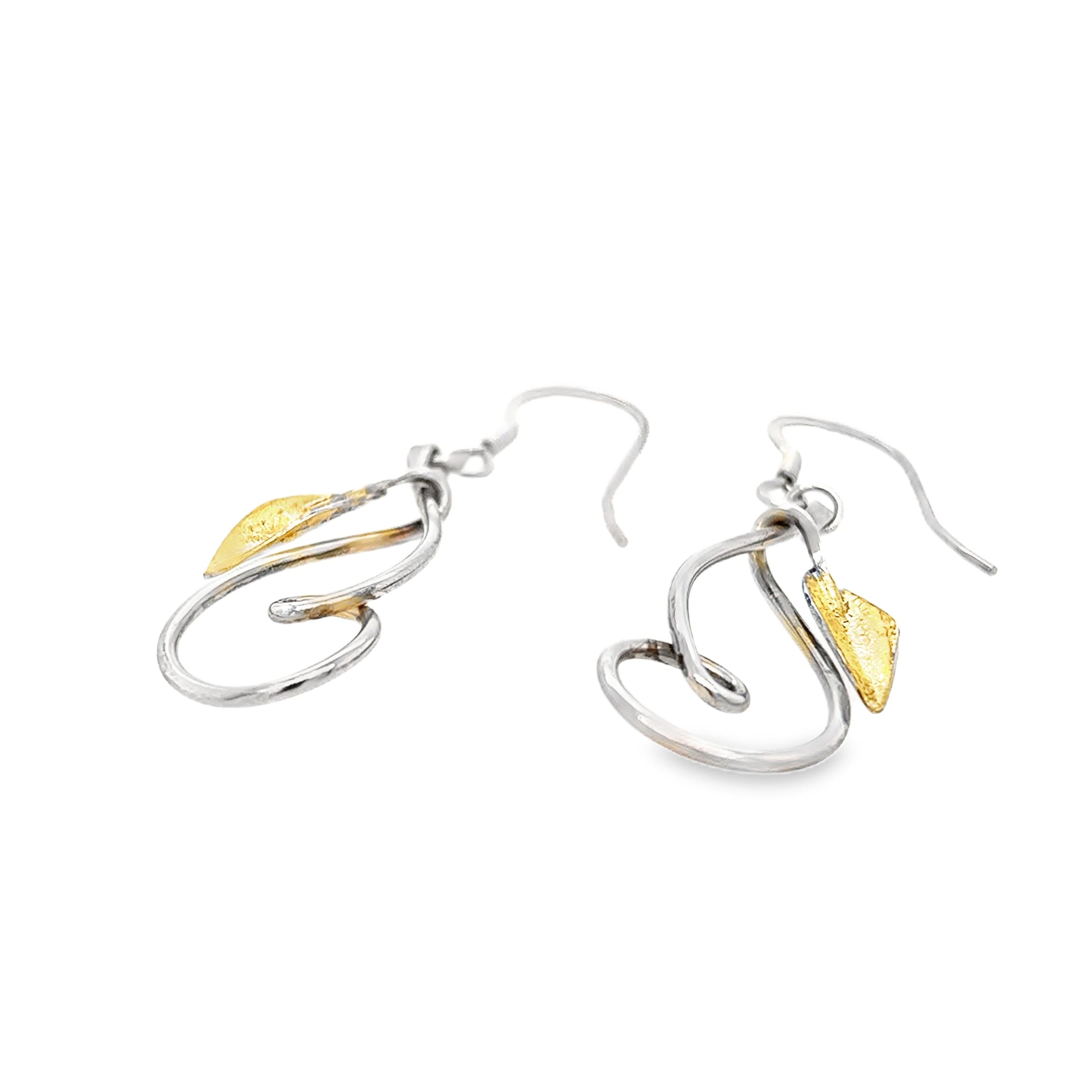 Botanic loop earrings