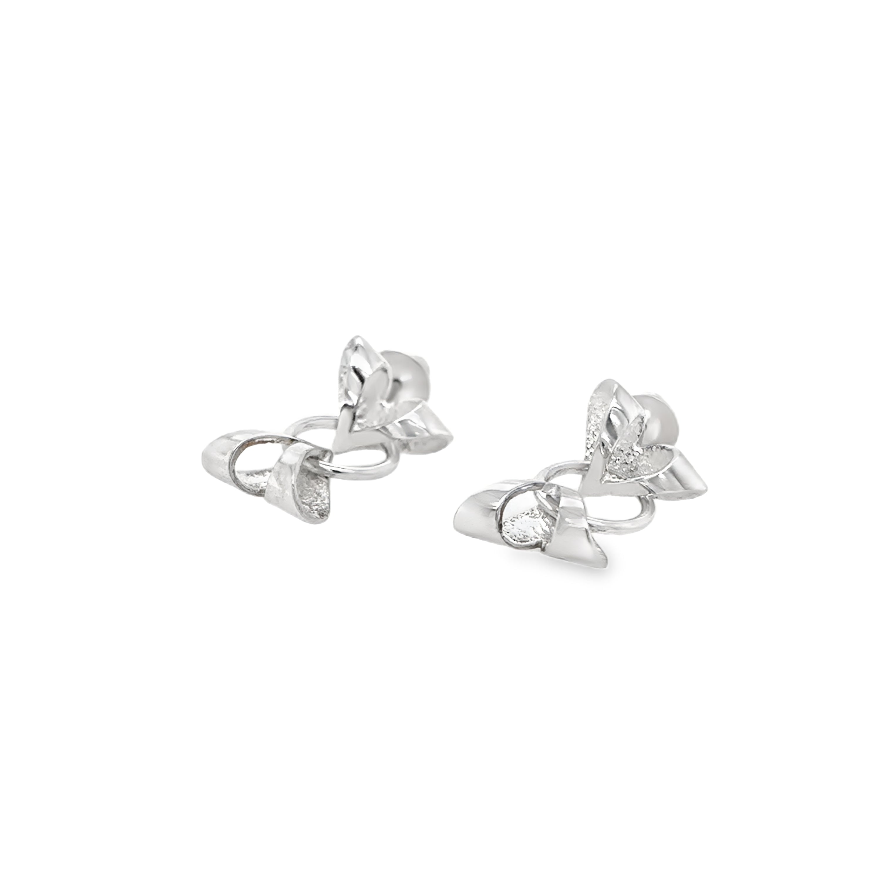 Small hearts stud earrings