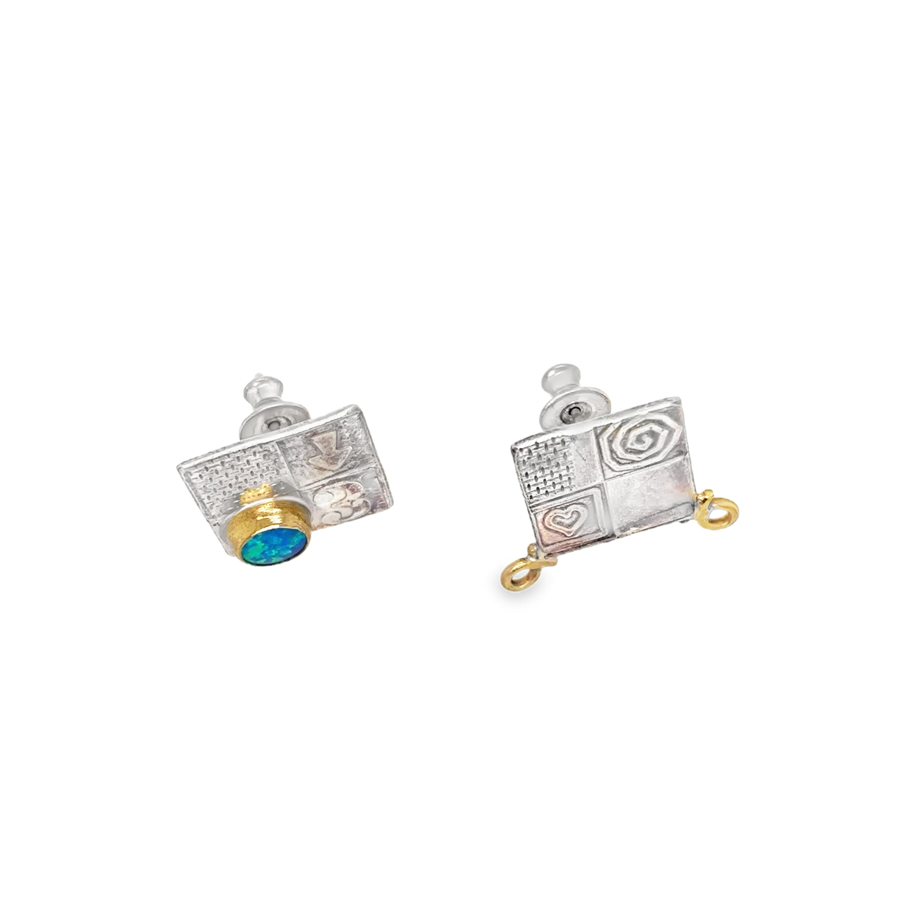 Medium Asymmetrical Earrings