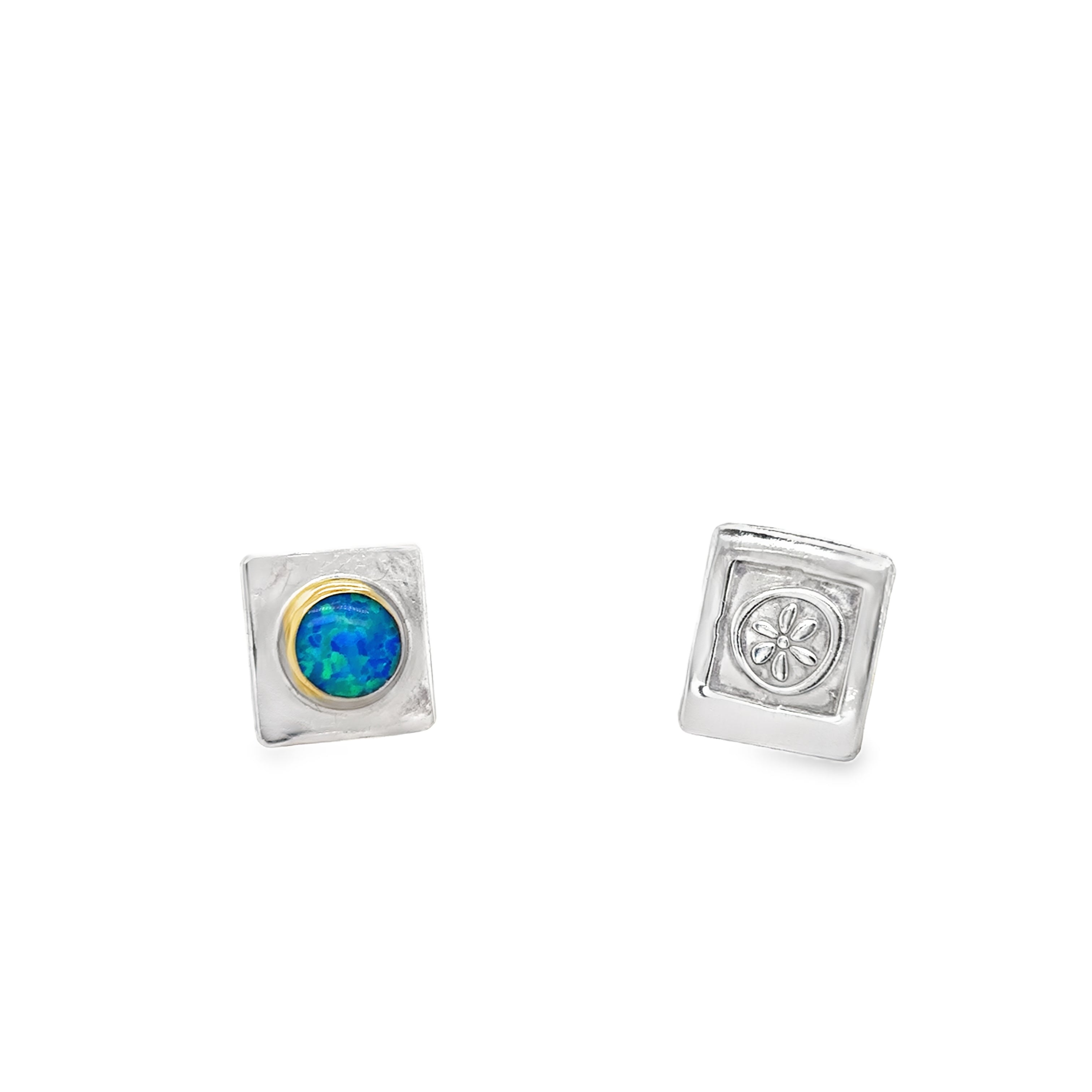 Small asymmetrical Stud Earrings