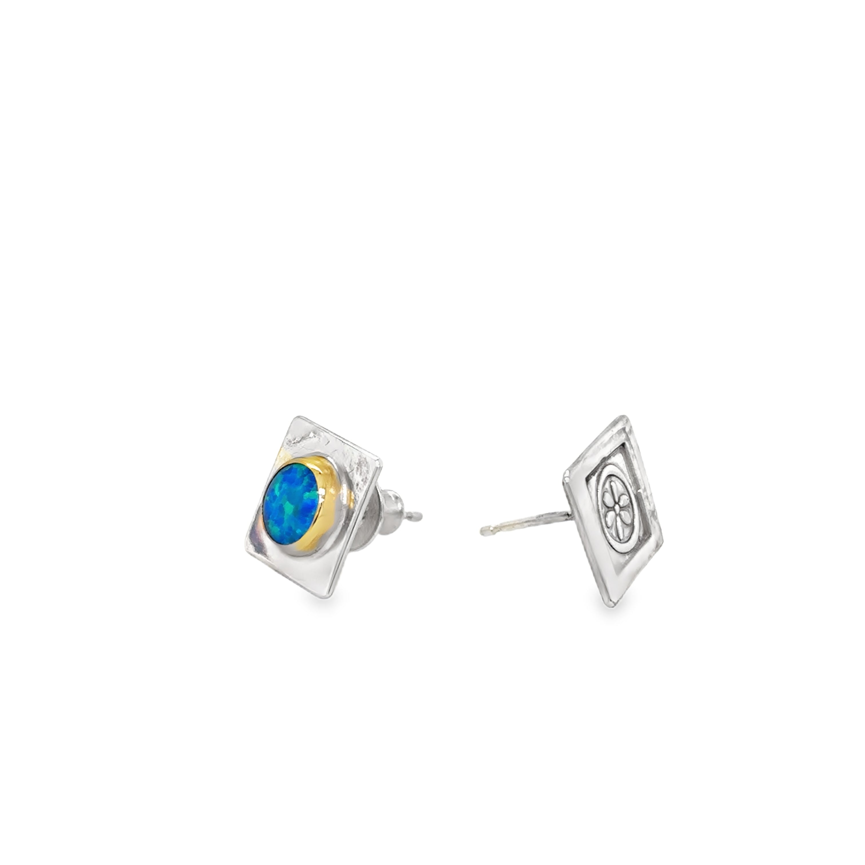 Small asymmetrical Stud Earrings