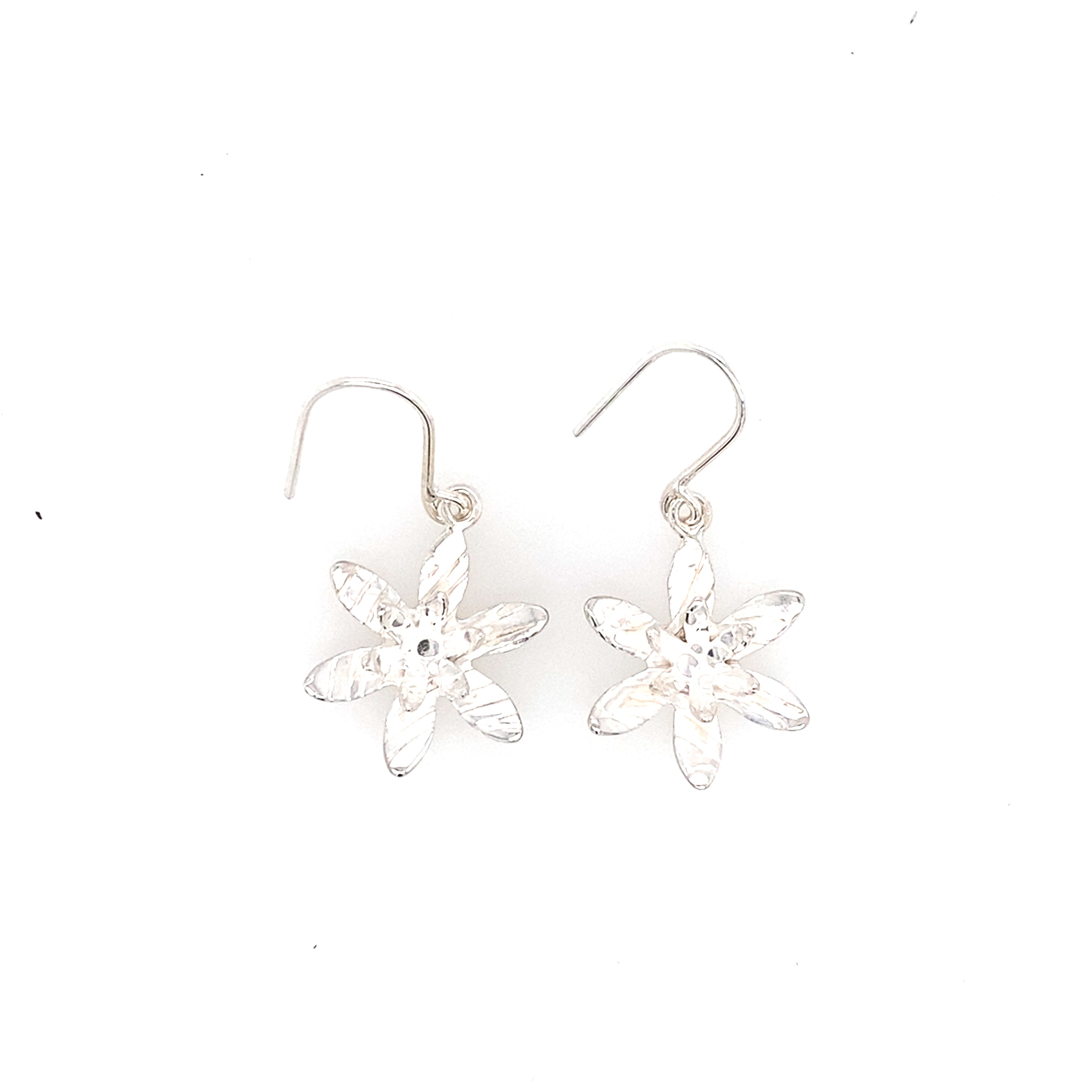 Flower 6+3 double drop Earrings