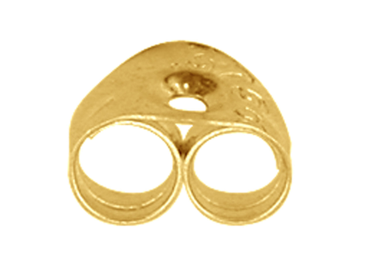 9ct Yellow Gold Scroll Earing back Pair