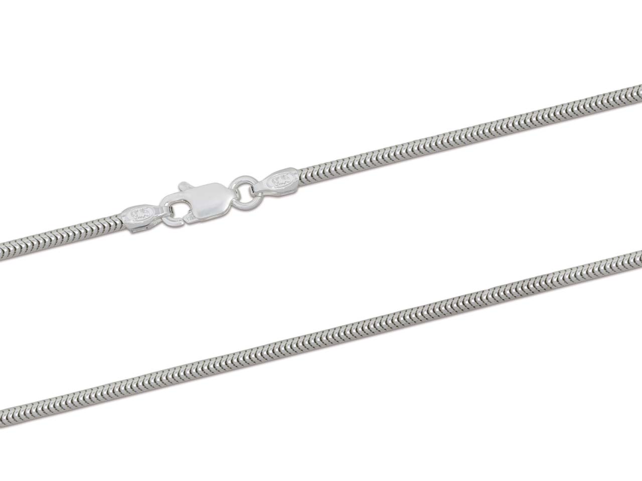 100% Recycled Sterling Silver Snake Chain