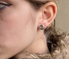 Pebble Star Studs